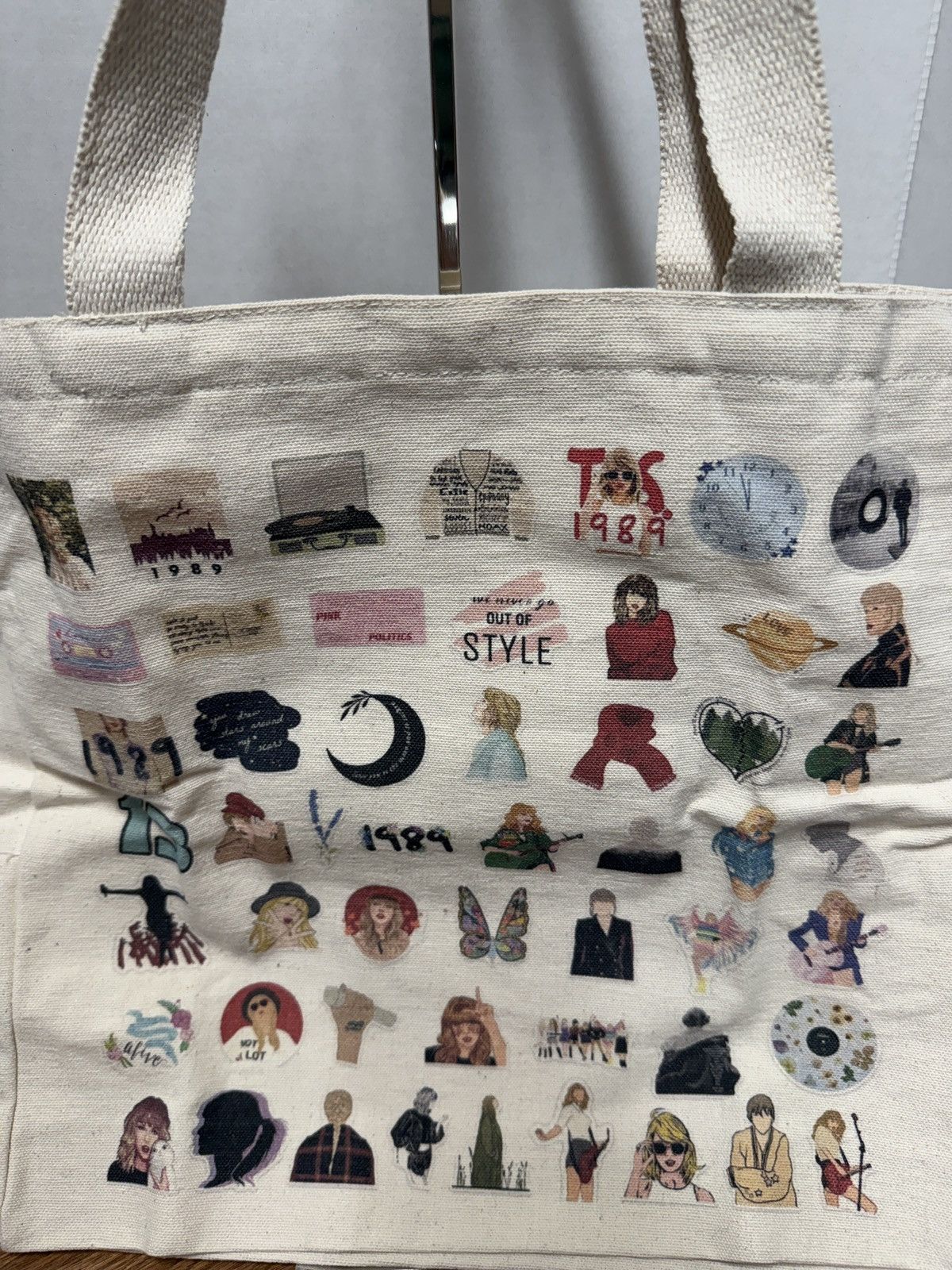 Other Taylor Swift 1989 Album Canvas Tote Bag Collage of Pictures Size ONE SIZE - 4 Thumbnail