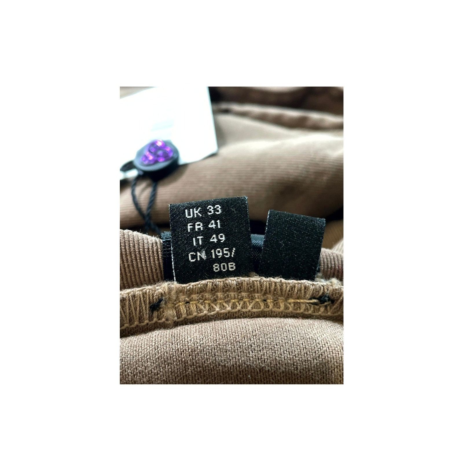 Amiri Amiri Tan Cargo Jeans Size US 33 - 7 Thumbnail