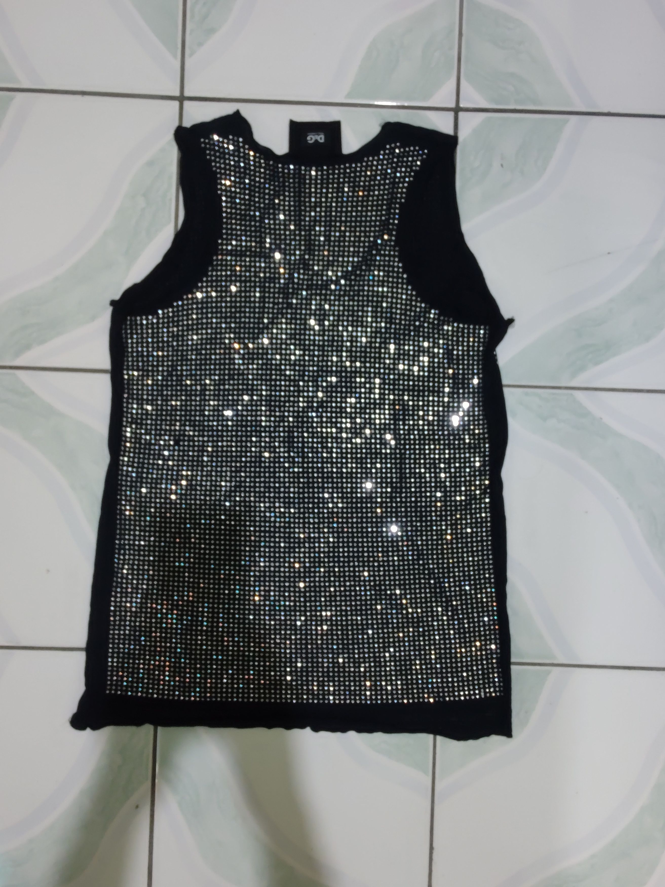 Dolce & Gabbana D&G rhinestone tank top Size S / US 4 / IT 40 - 3 Thumbnail