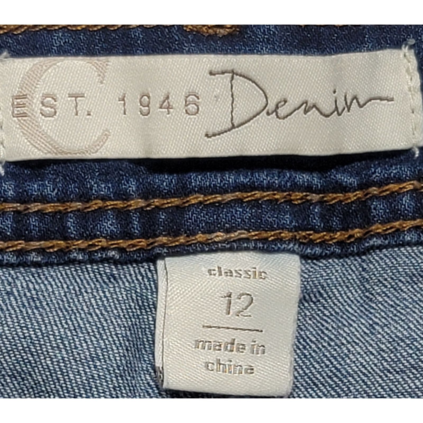 Other Cato Blue Light Washed Classic Denim Bermuda Shorts 12 Size 34" / US 12 / IT 48 - 3 Thumbnail