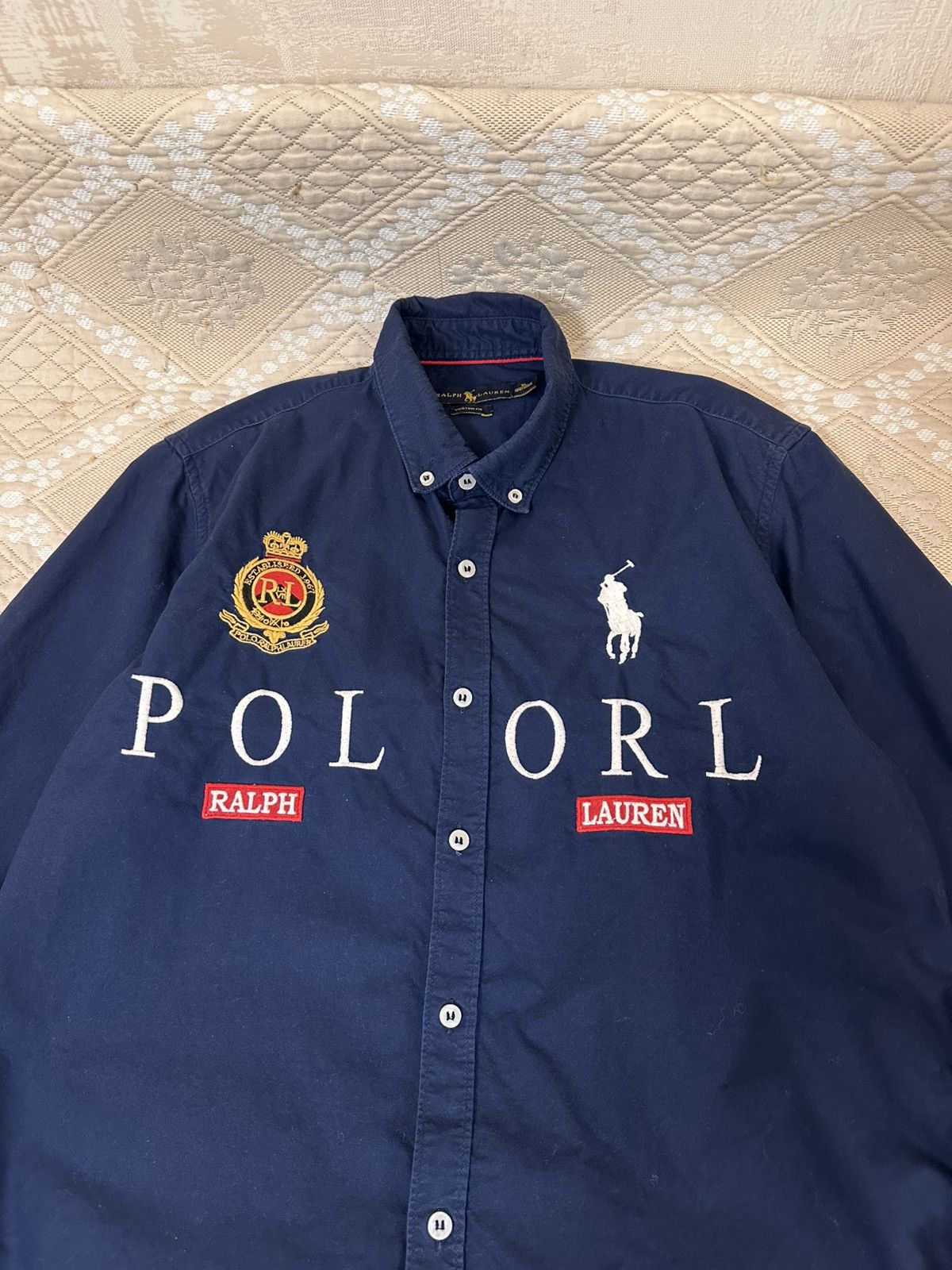 Polo Ralph Lauren 🔥 Polo Ralph Lauren Chief Keef Y2K Club Button Up Shirt Size US XL / EU 56 / 4 - 2 Thumbnail