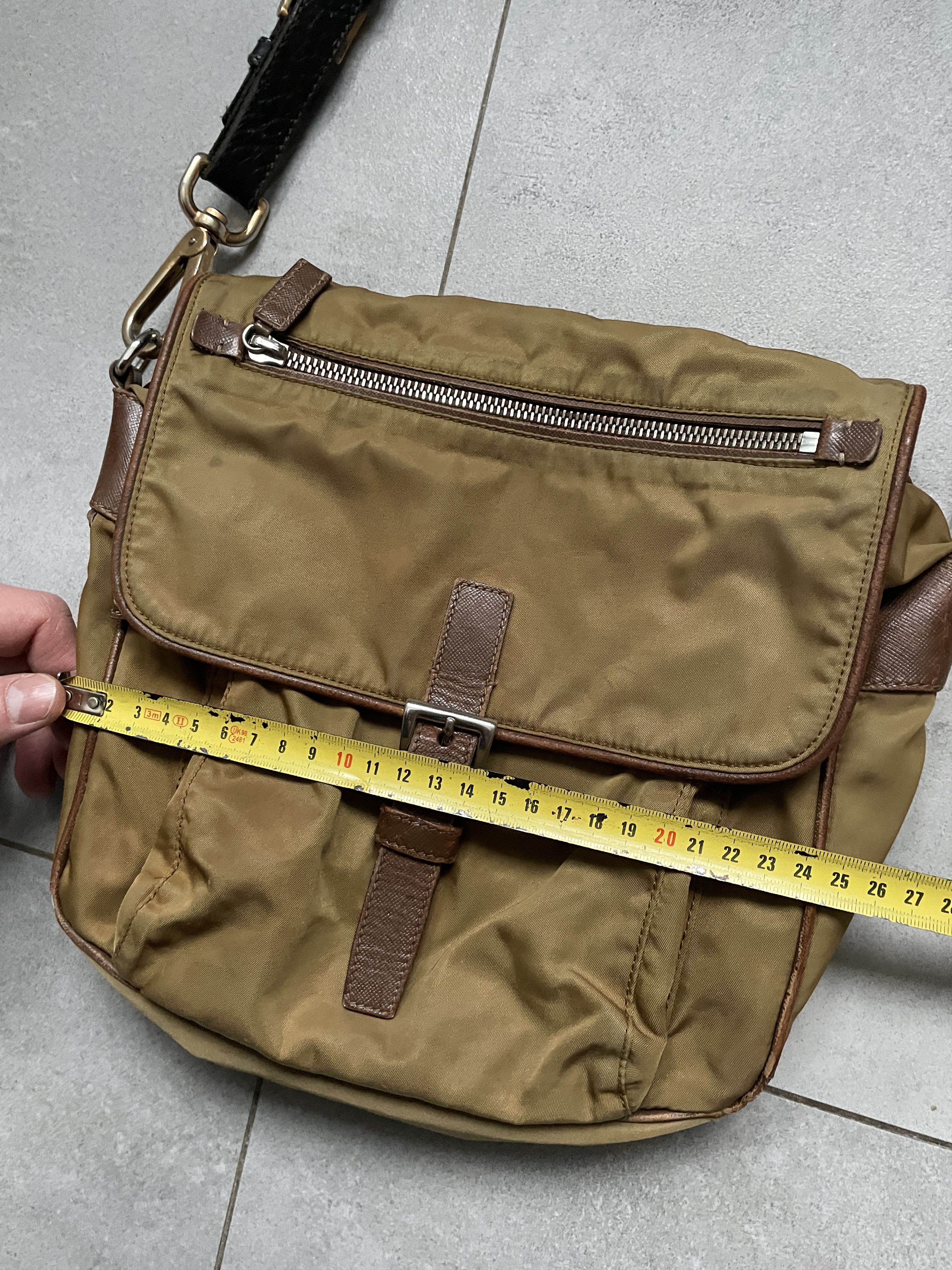 Prada Y2K PRADA BEIGE BROWN NYLON SHOULDER BAG Size ONE SIZE - 11 Thumbnail