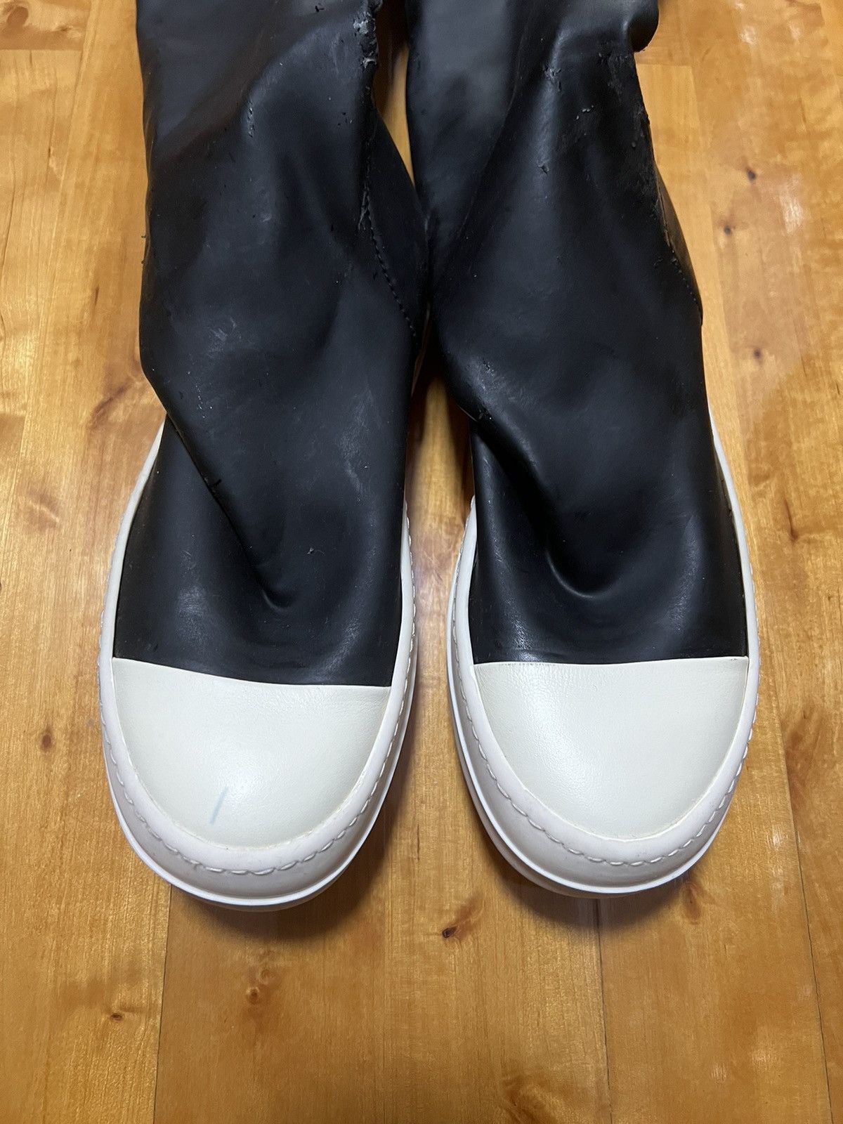 Rick Owens Drkshdw Rick owens drkshdw ramones thigh high sock sz35.5 Size US 5.5 / IT 35.5 - 2 Thumbnail