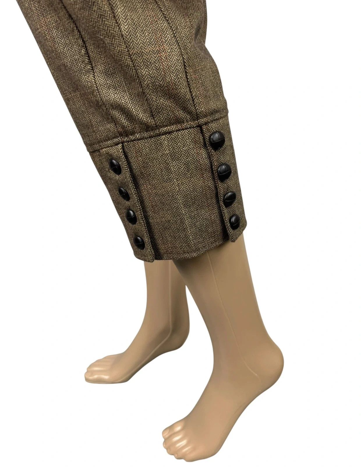 Other Basic By Timo Wool Herringbone Tweed Crop Pants size M Size 32" / US 10 / IT 46 - 7 Thumbnail
