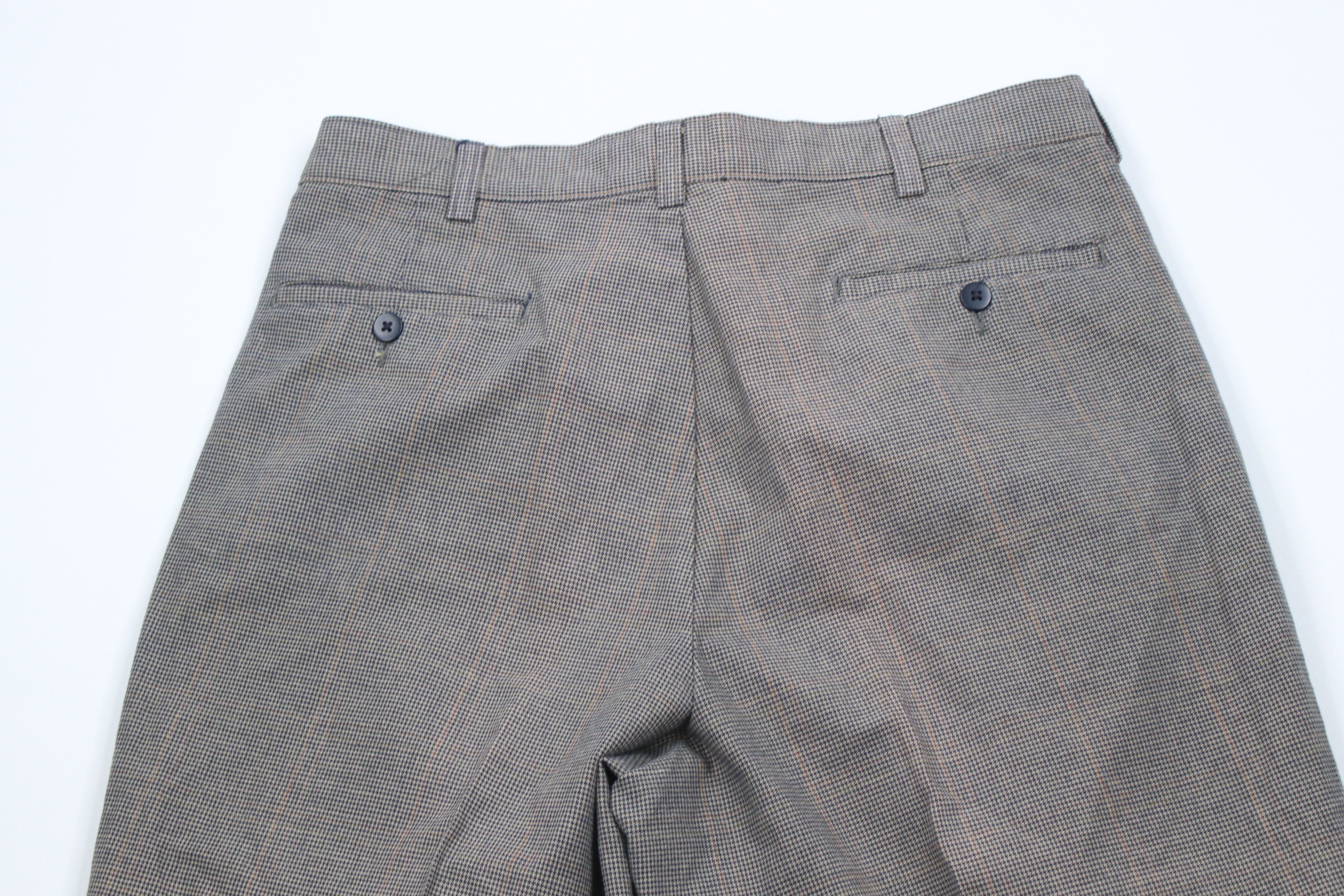Vintage Vintage 90s Streetwear Cuffed Chino Pants Houndstooth Size US 32 / EU 48 - 11 Thumbnail