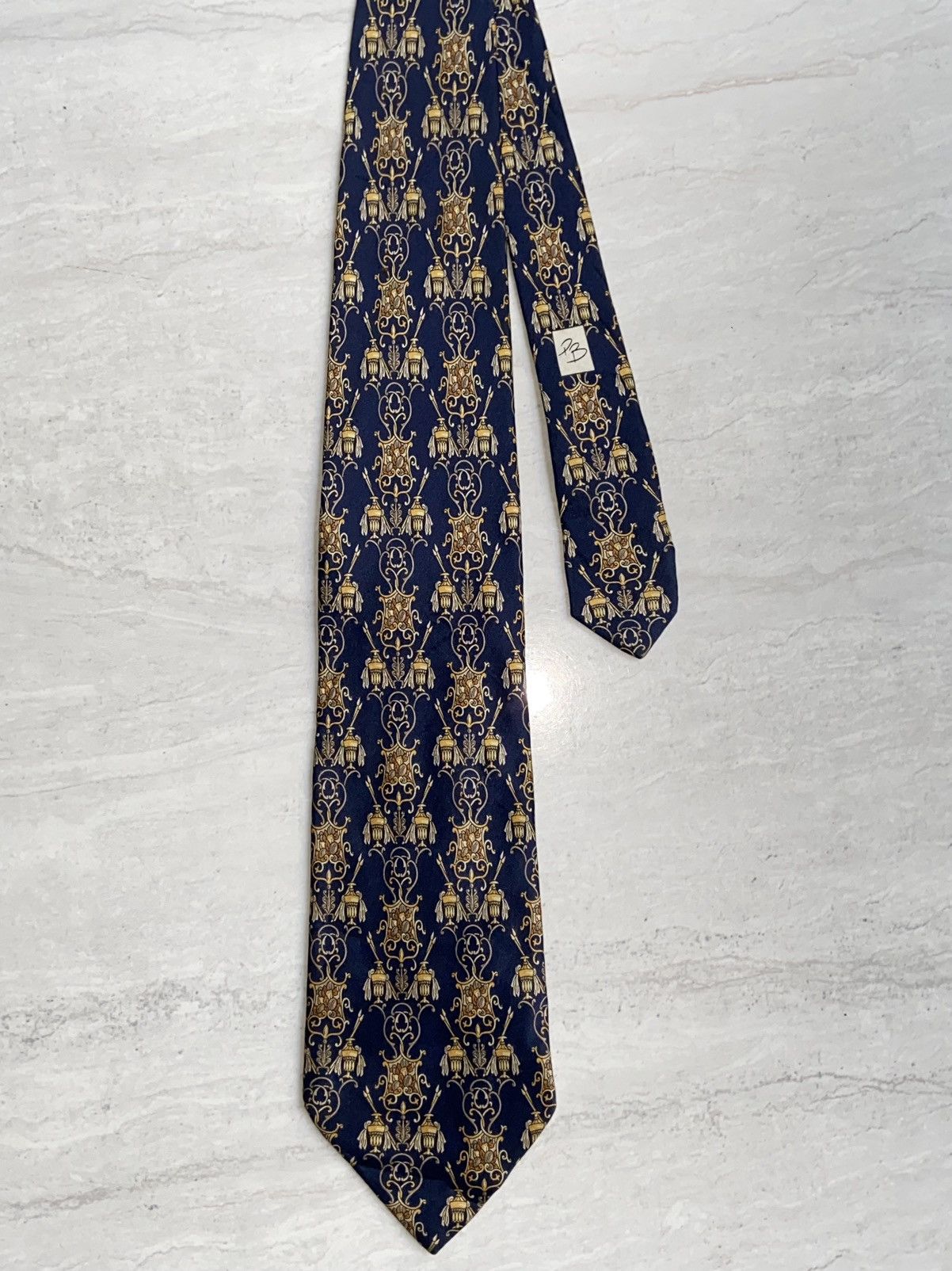 Pierre Balmain PIERRE BALMAIN Paris Motive Tie Size ONE SIZE - 8 Thumbnail