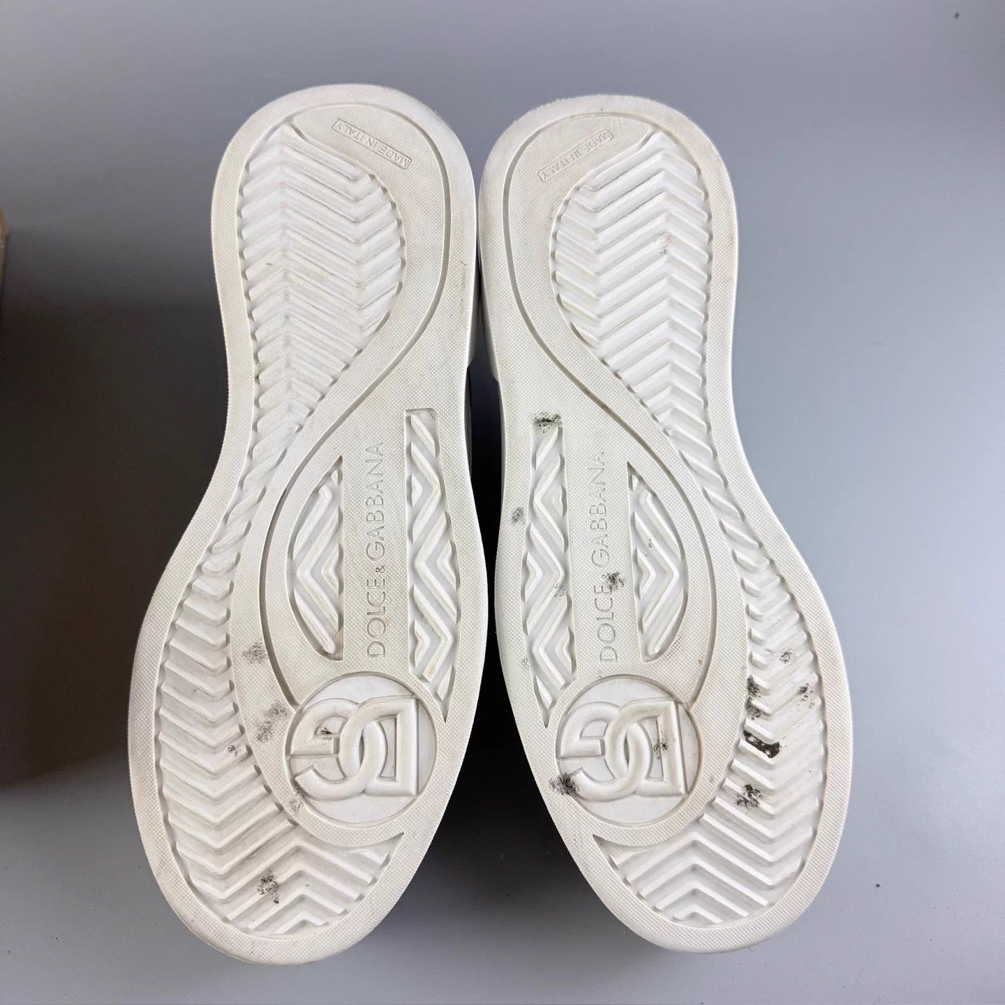 Dolce & Gabbana DG White Lace-Up Sneakers 43 99New Size US 10 / EU 43 - 6 Thumbnail