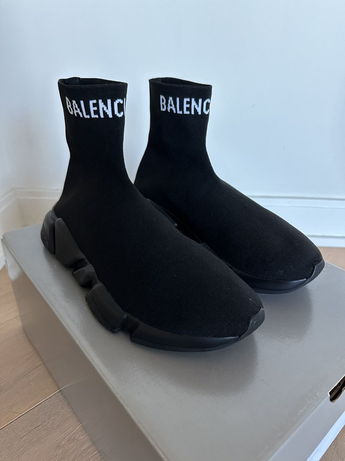 Balenciaga Balenciaga Speed Trainer ‘Triple Black’ Brand New Size US 7 / EU 40 - 1 Thumbnail