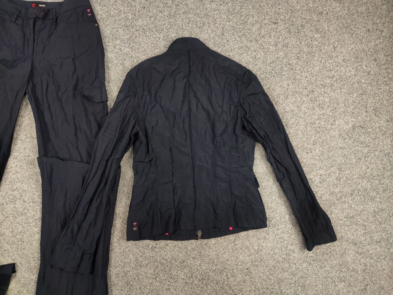 Versace Vintage 90's Versace Sport Jacket x Cargo Pants Nylon Blend Size S / US 4 / IT 40 - 9 Thumbnail
