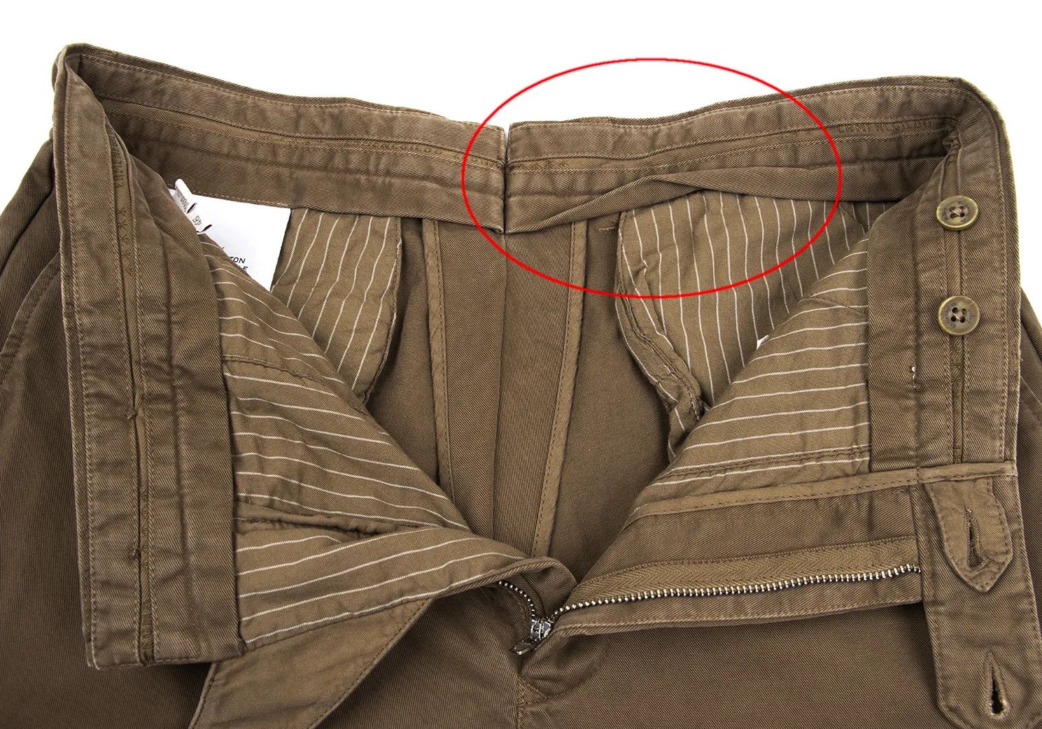 Dries Van Noten Cotton Straight Pants in Brown, Size 46 Size US 30 / EU 46 - 7 Thumbnail