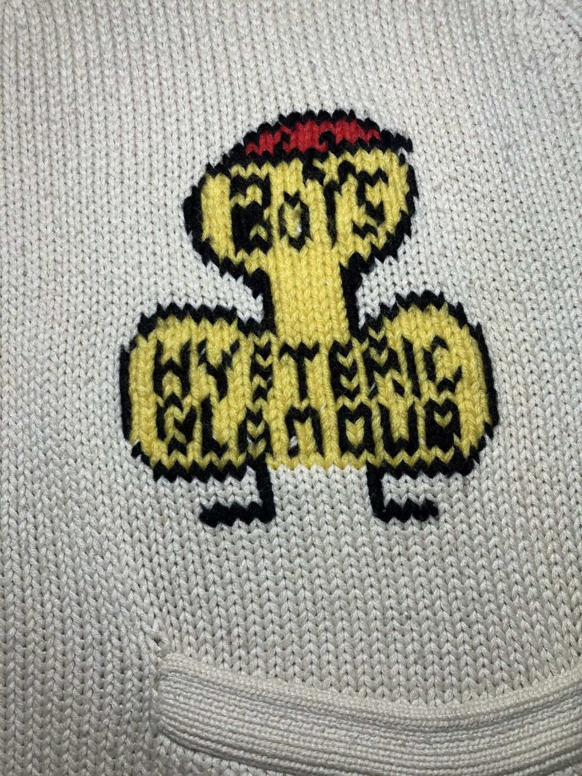 Hysteric Glamour 1989 Hysteric Glamour Boys Penis Cardigan Striped Baggy 90s Size US M / EU 48-50 / 2 - 3 Thumbnail