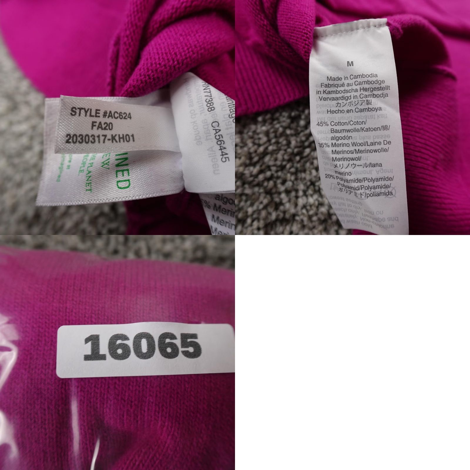 J.Crew J.CREW Sweater Womens M Purple Merino Wool Blend Pullover Crewneck Tunic Soft Pink Knit Crew Neck Long Sleeve Pockets Size M / US 6-8 / IT 42-44 - 8 Thumbnail