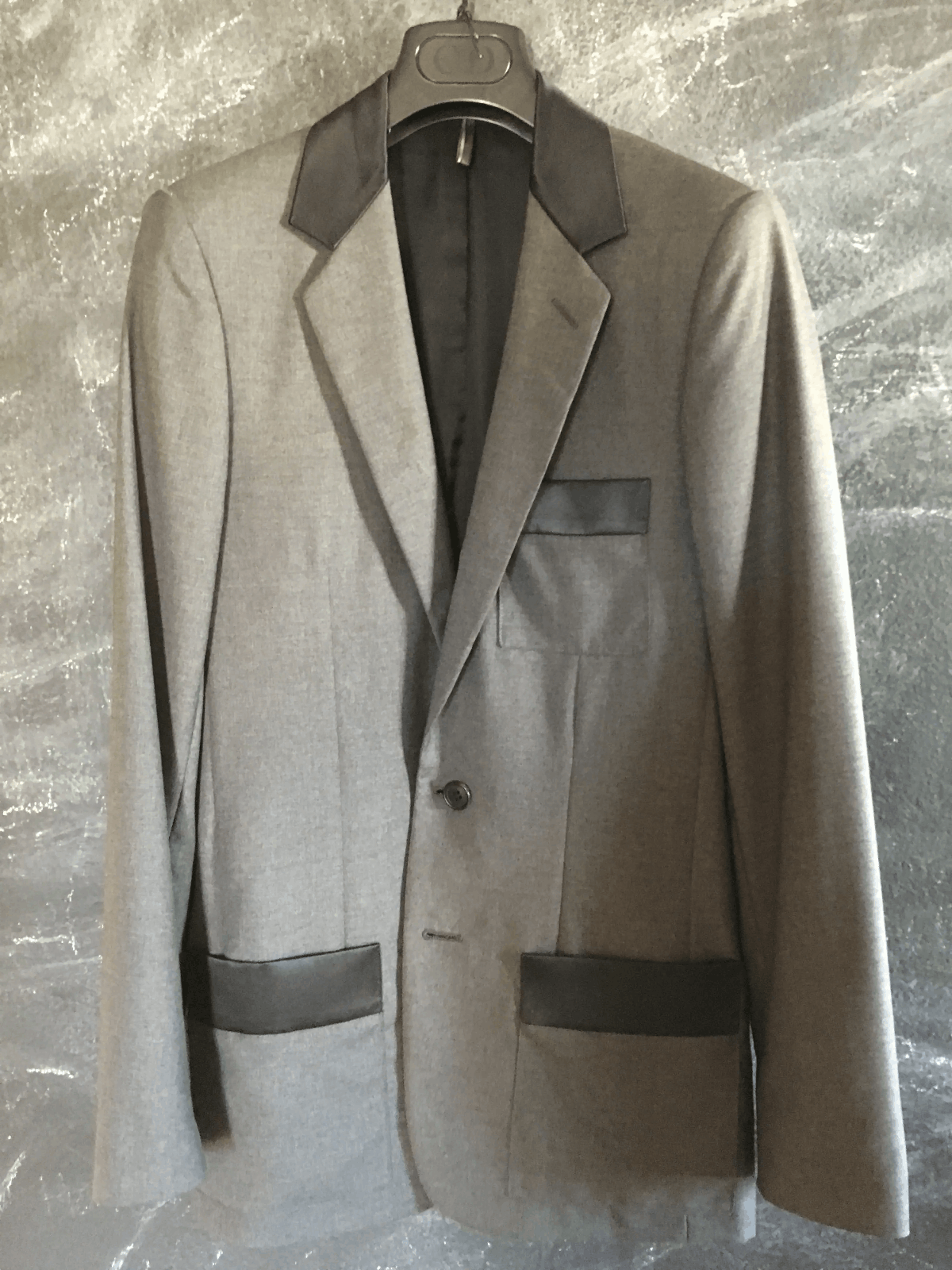 Dior AW07 NAVIGATE Runway Satin Trim Hedi Size 44R - 1 Thumbnail