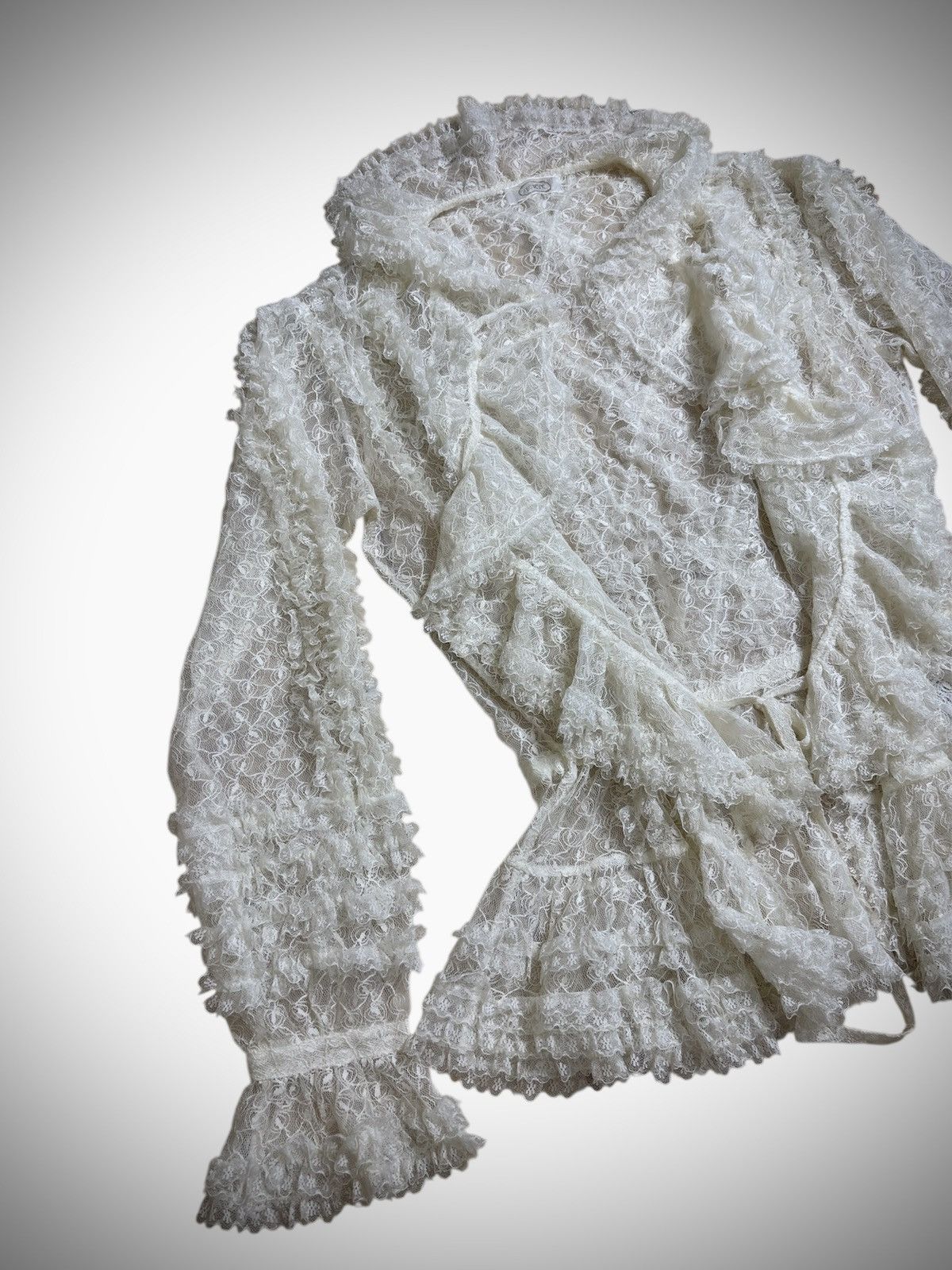 Japanese Brand 2000’s Hiscrone - Victorian Top Lace Size M / US 6-8 / IT 42-44 - 3 Thumbnail