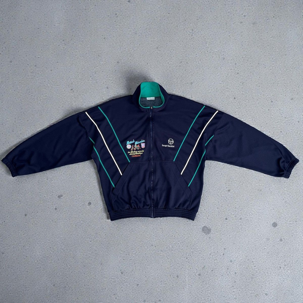 Sergio Tacchini Vintage Sergio Tacchini Hockey World Championships Jacket Size US L / EU 52-54 / 3 - 1 Thumbnail