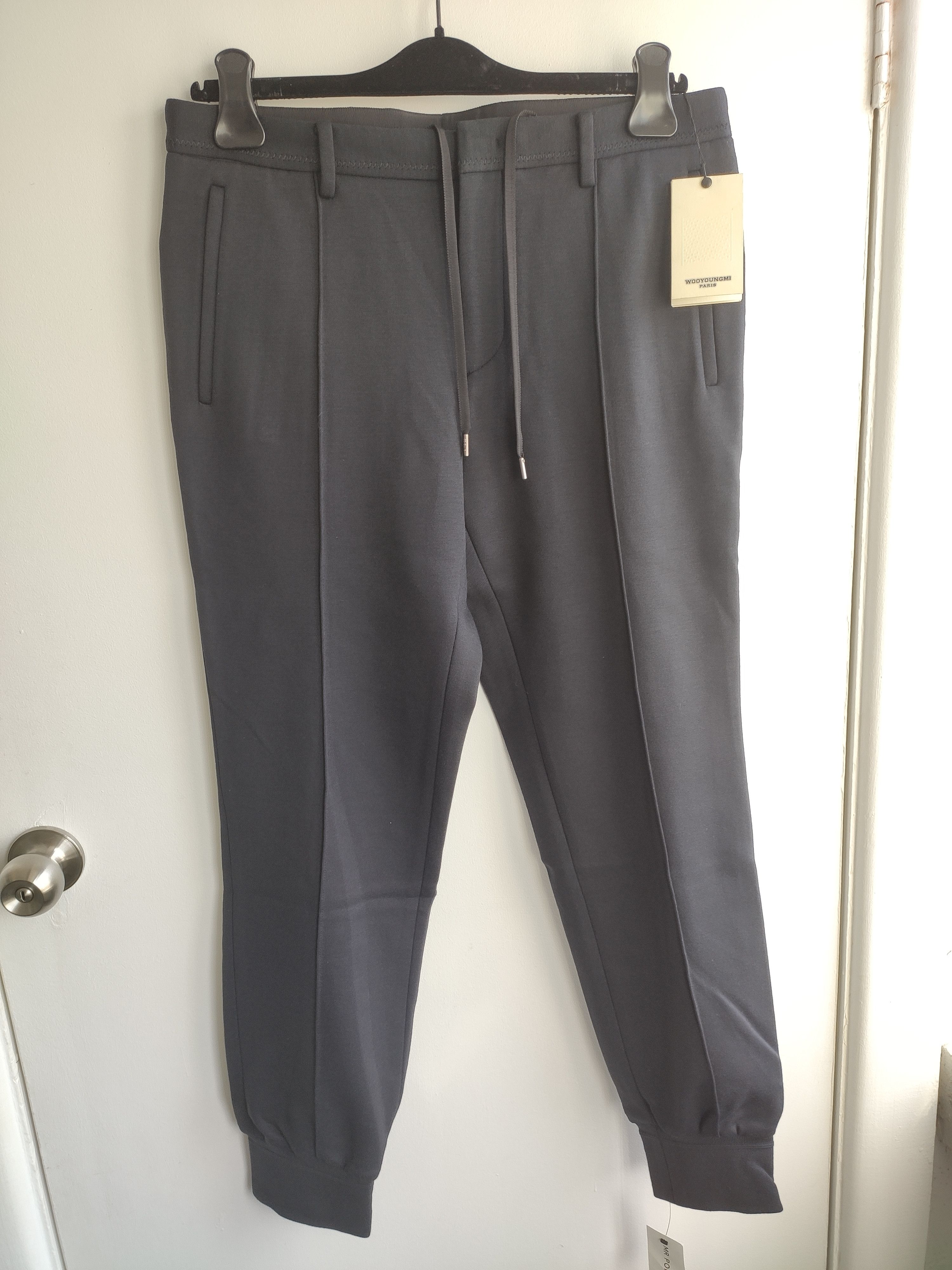 Wooyoungmi Navy casual wool pants BNWT 48 Size US 32 / EU 48 - 1 Thumbnail