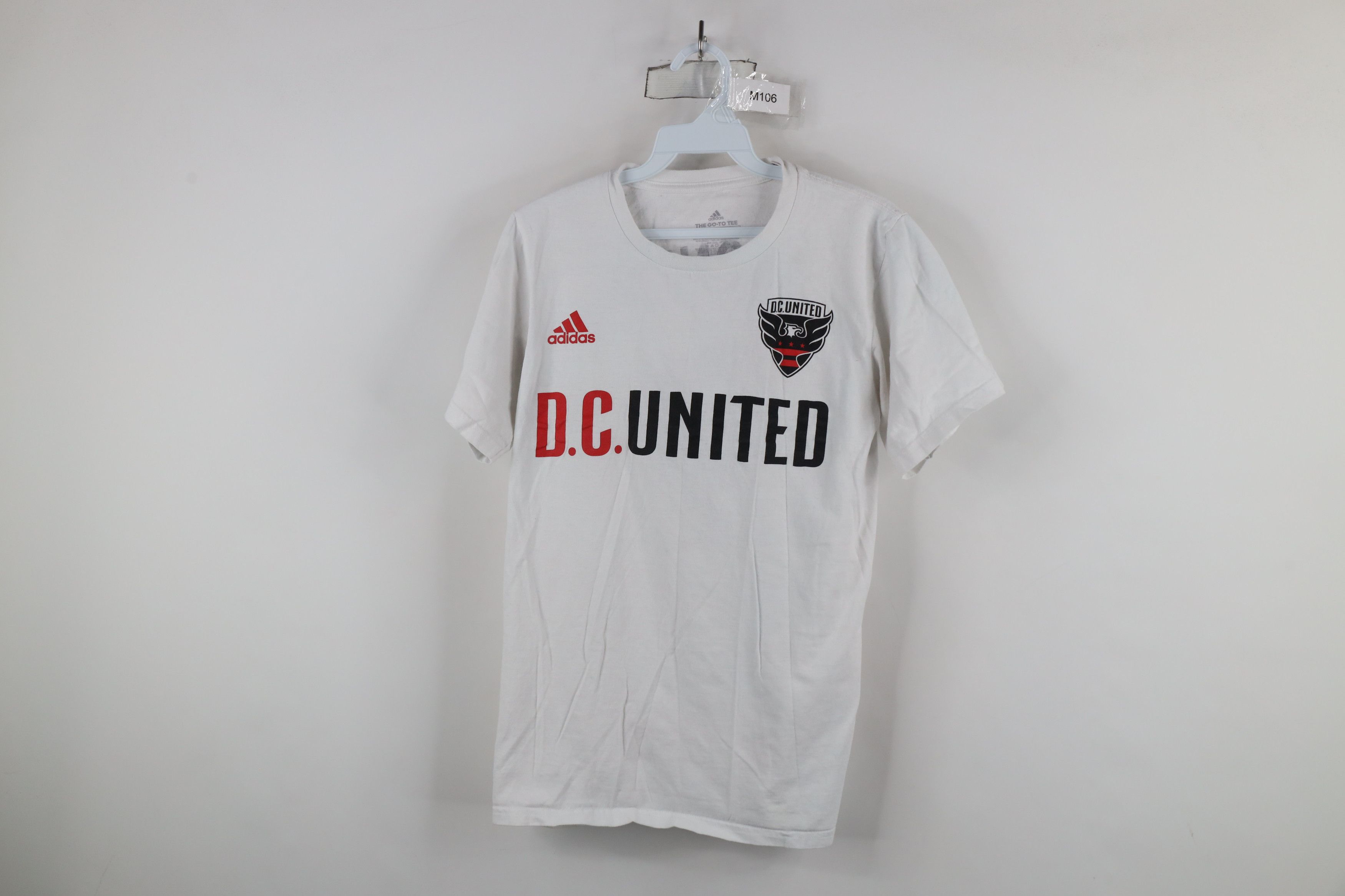 Adidas × Vintage Vintage Adidas MLS United Soccer Football T-Shirt White #9 Size US S / EU 44-46 / 1 - 1 Thumbnail