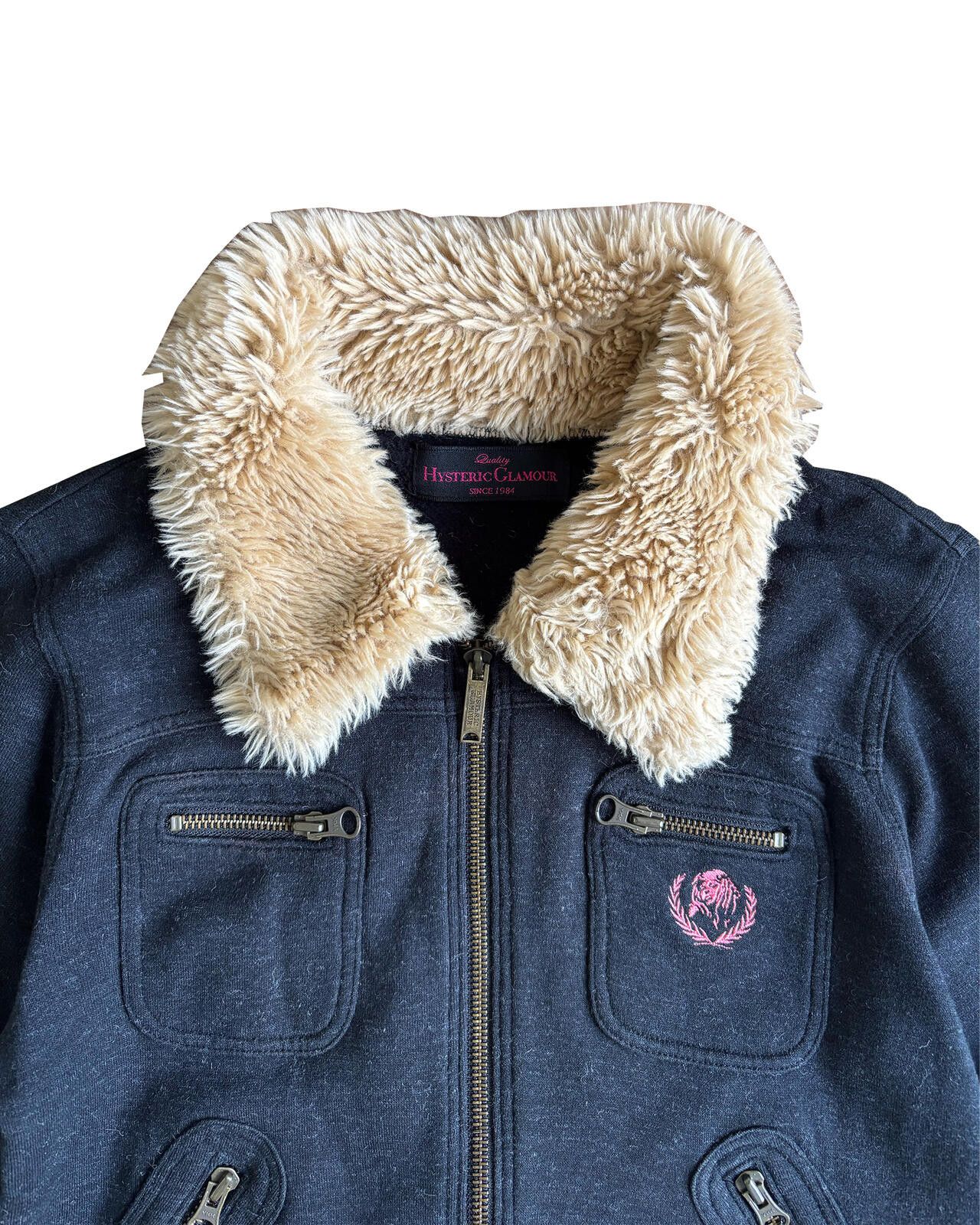 Hysteric Glamour Hysteric Glamour Fur Trim Zip Hoodie Womens S Size S / US 4 / IT 40 - 2 Thumbnail