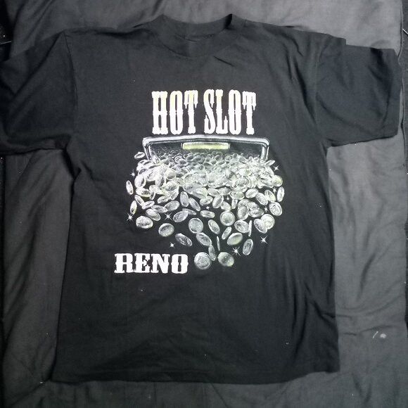 Vintage Vintage Hot Slot Reno Gambling Casino T-Shirt Size US L / EU 52-54 / 3 - 2 Thumbnail
