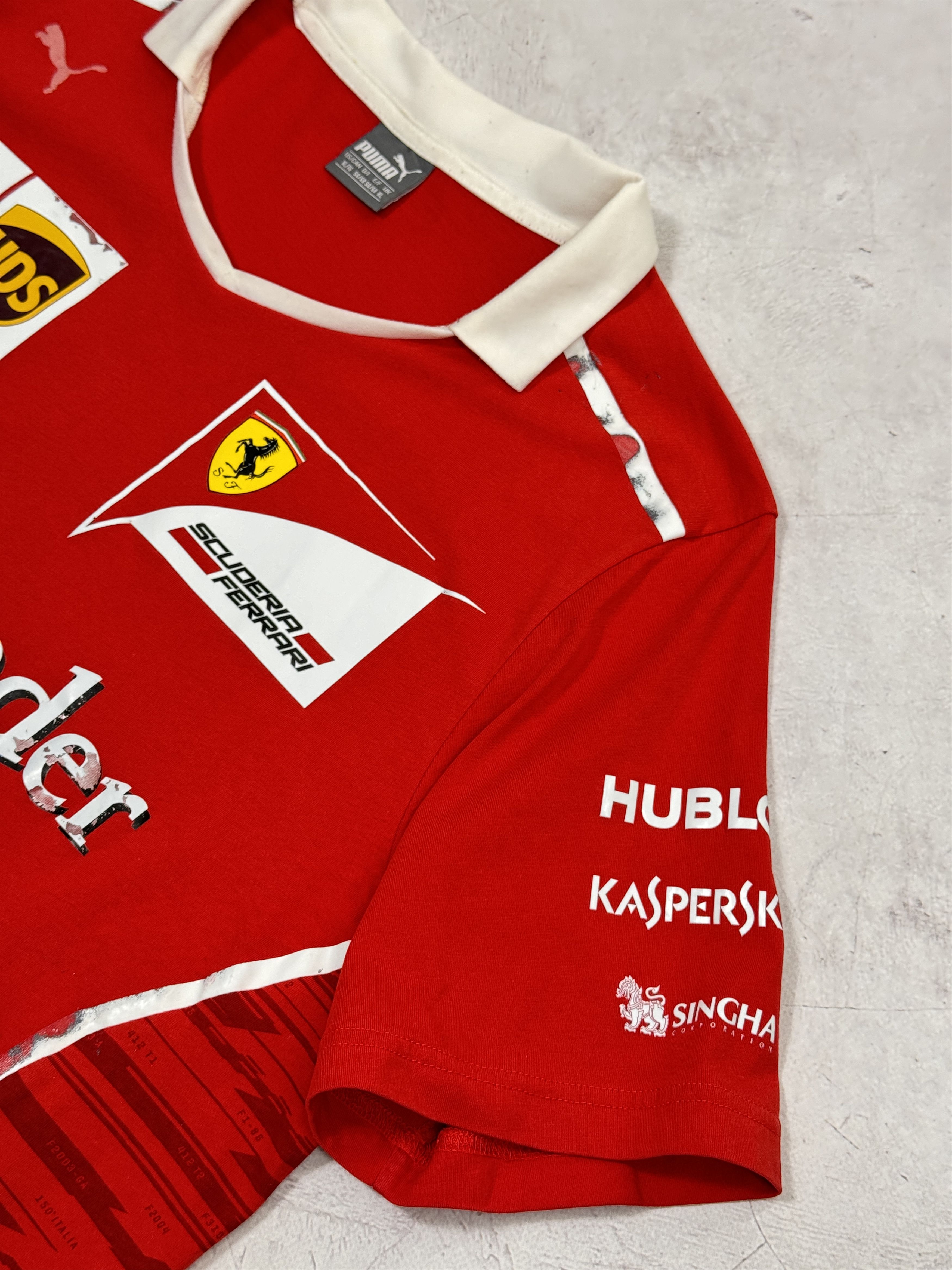 Ferrari × Formula 1 × Puma Puma & Scuderia Ferrari Polo T-Shirt Santander Pirelli F1 Size US L / EU 52-54 / 3 - 6 Thumbnail
