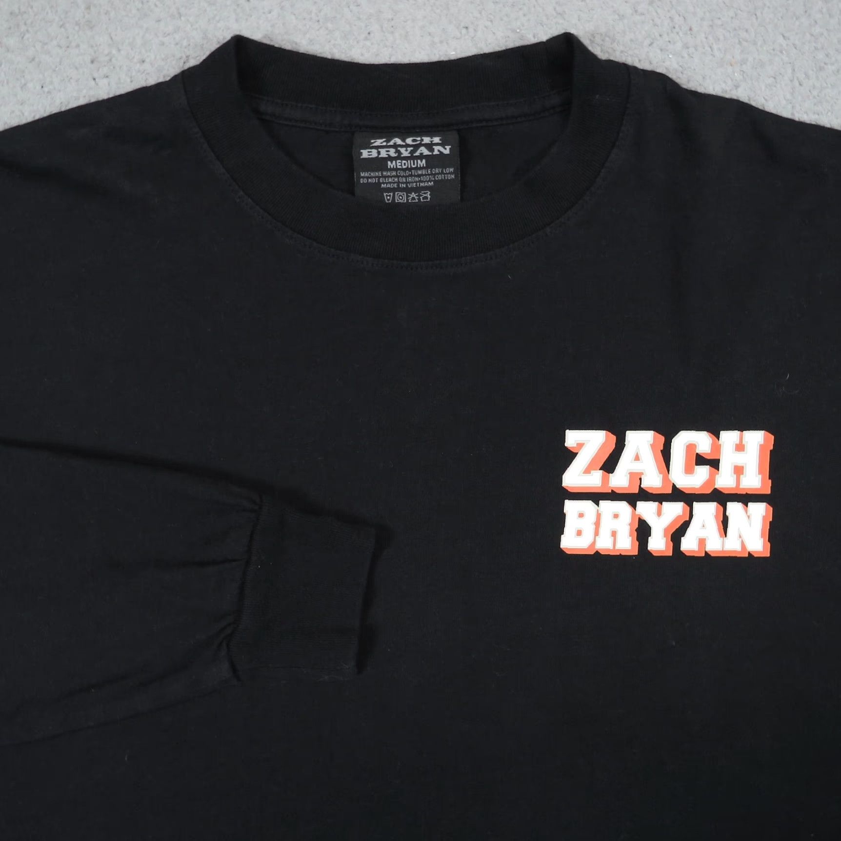 Vintage Zach Bryan Shirt Adult Medium Tour Merch American Heartbreak Mens Band Shirt Black Size US M / EU 48-50 / 2 - 2 Thumbnail