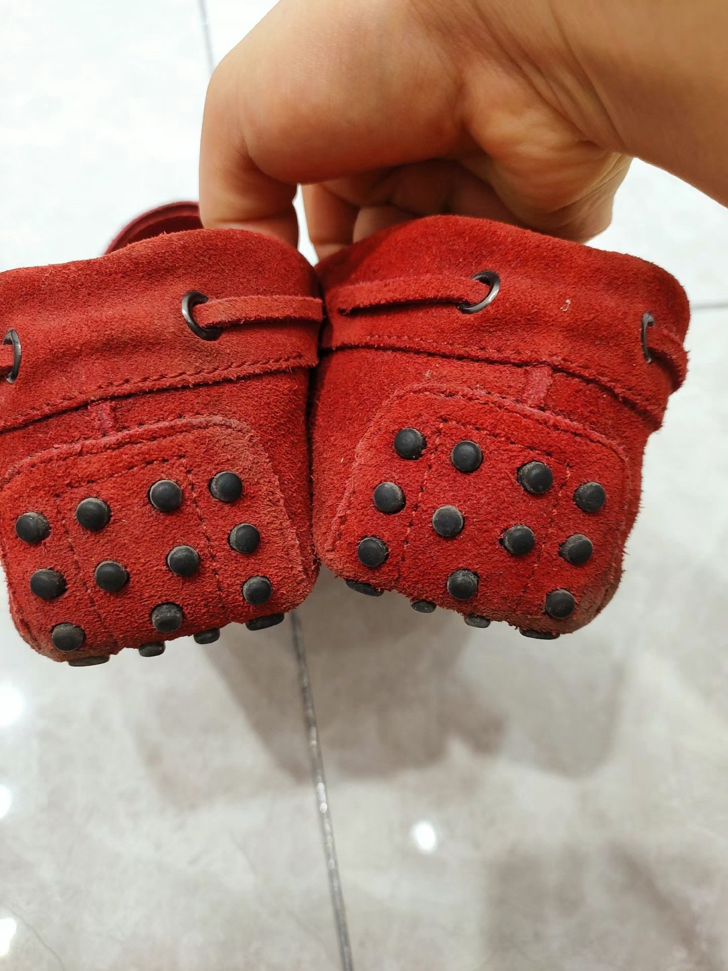 Tod's Tods x Ferrari Gommino Leather Loafers K29 Size US 5.5 / EU 38 - 6 Thumbnail