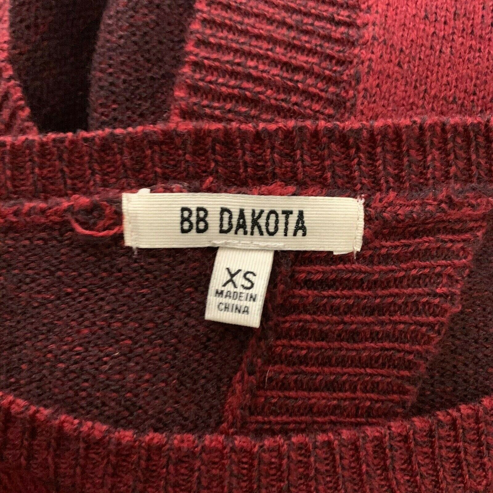 BB Dakota BB Dakota red split back oversized sweater size XS Size XS / US 0-2 / IT 36-38 - 3 Thumbnail