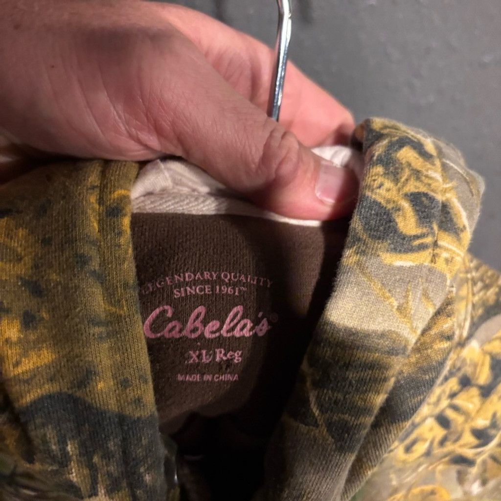 Cabelas Women’s Cabela's Woodland Camo Hoodie Size XL / US 12-14 / IT 48-50 - 3 Thumbnail