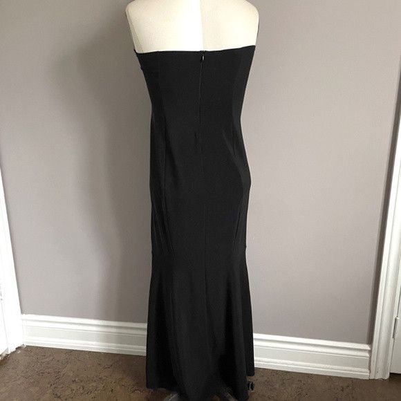 Vintage Vintage Black Tube Maxi Mermaid Dress - Stretchy! 🇨🇦 Size M / US 6-8 / IT 42-44 - 10 Thumbnail
