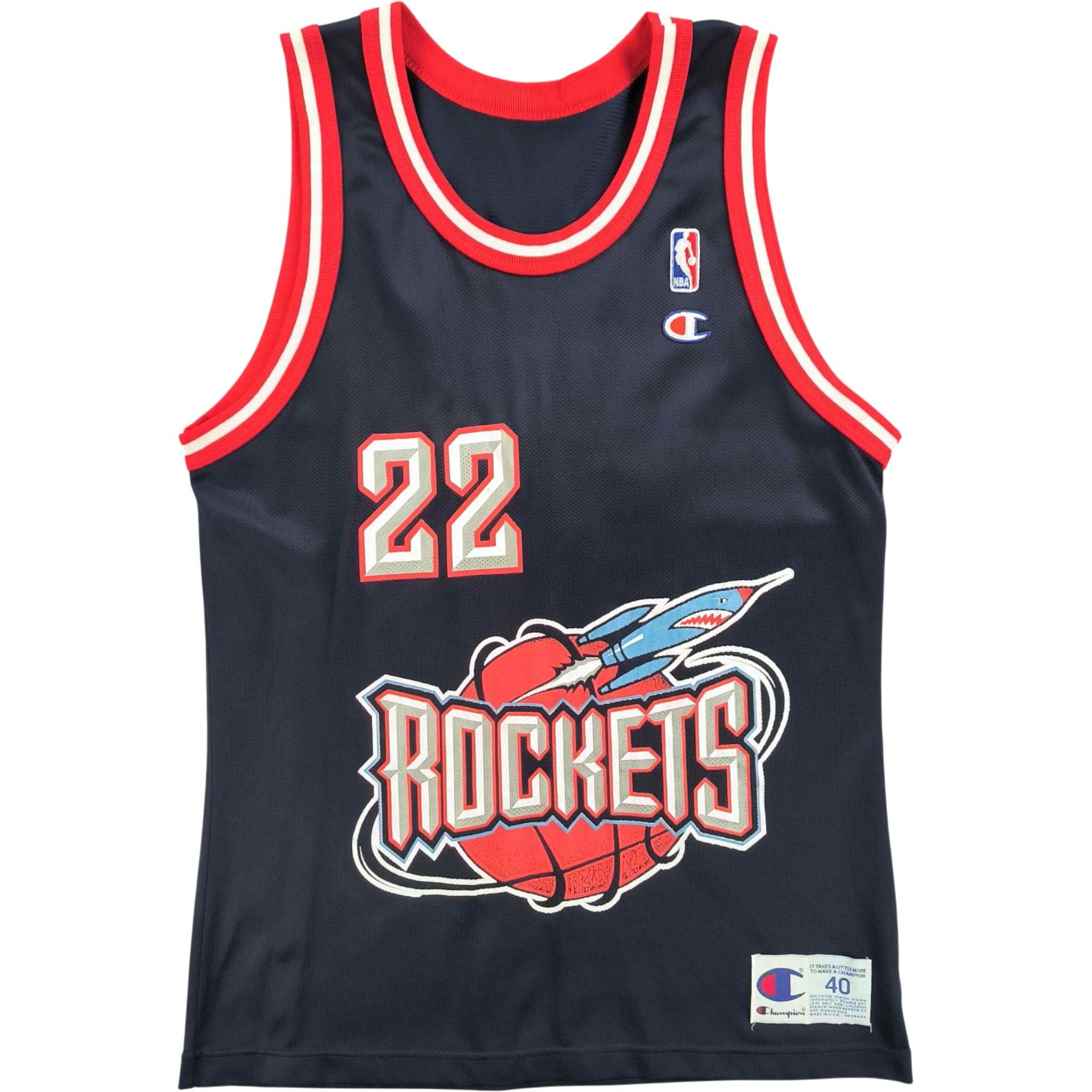 Champion Houston Rockets Clyde Drexler Champion NBA jersey size 40 Size US M / EU 48-50 / 2 - 1 Thumbnail