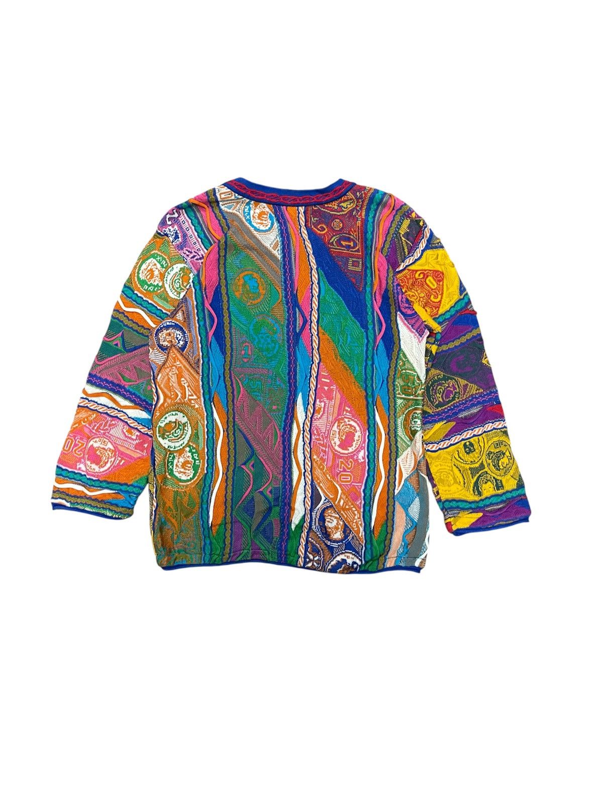 Coogi ❌RARE❌ VINTAGE COOGI KNITWEAR MULTICOLOUR 3D BIGGIE Size US S / EU 44-46 / 1 - 2 Thumbnail