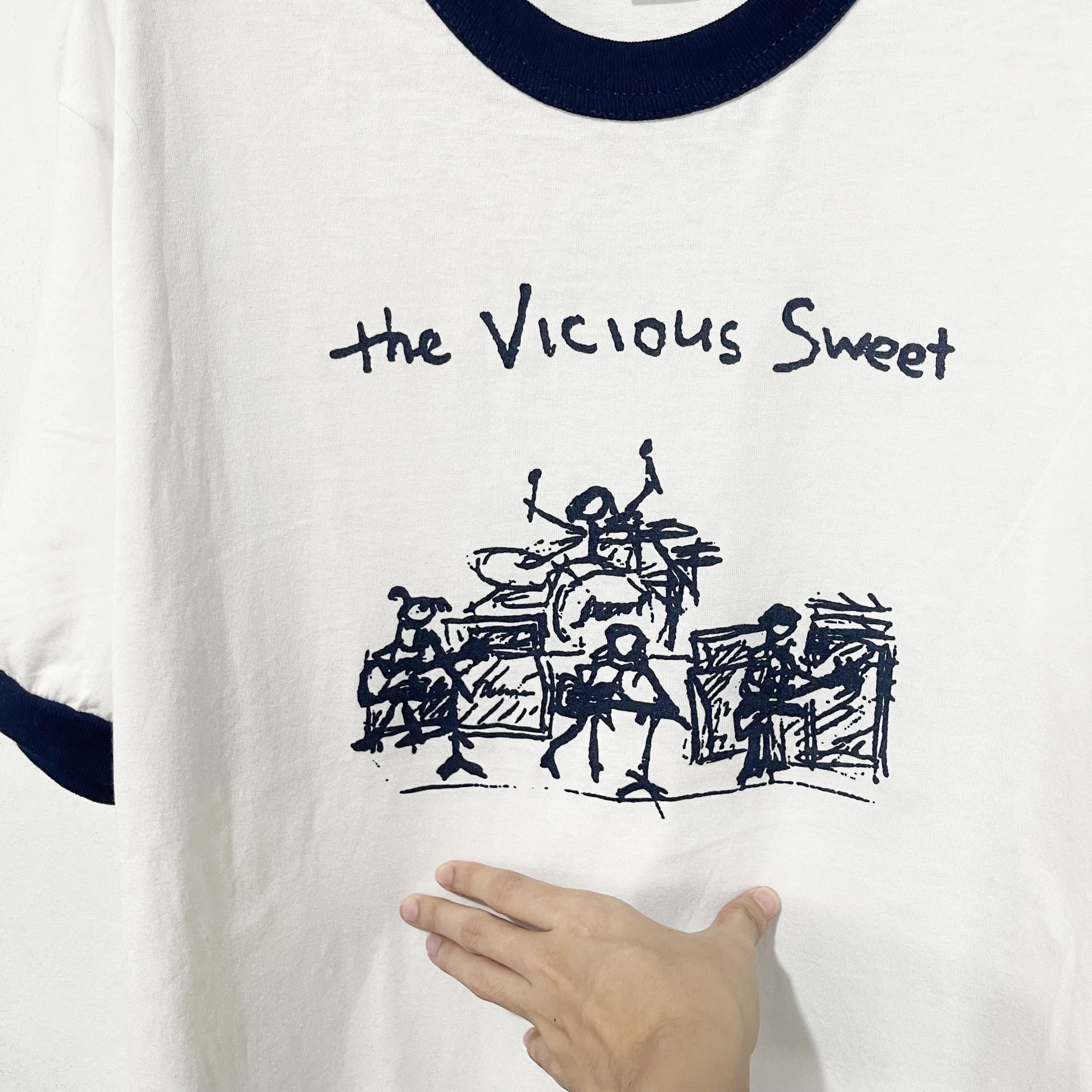 Band Tees Vintage 90s The Vicious Sweet Ringer Tee Size US L / EU 52-54 / 3 - 2 Thumbnail