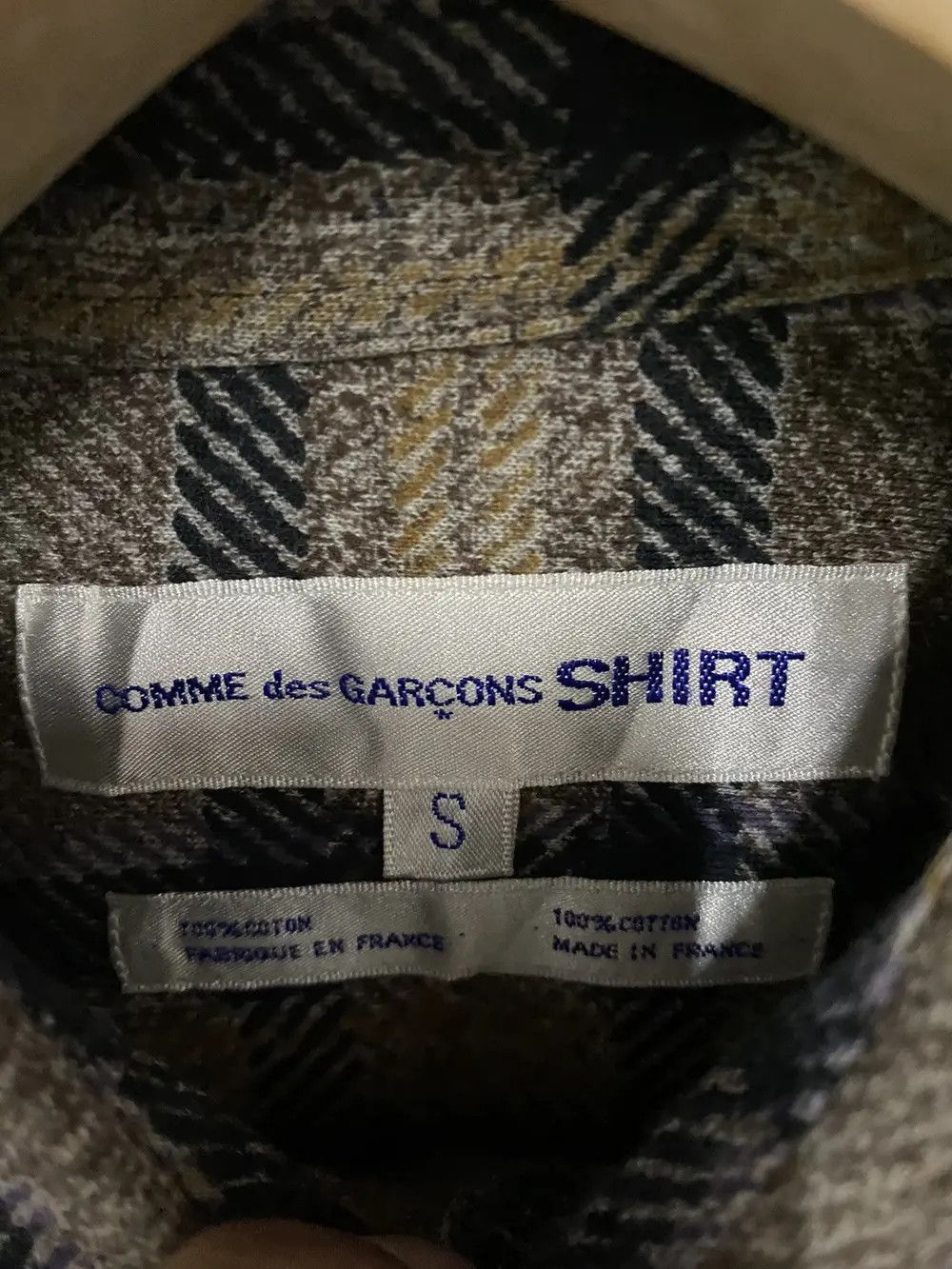 Comme des Garcons Rare Design Comme Des Garçons Flannel Shirt Jacket Size US S / EU 44-46 / 1 - 4 Thumbnail