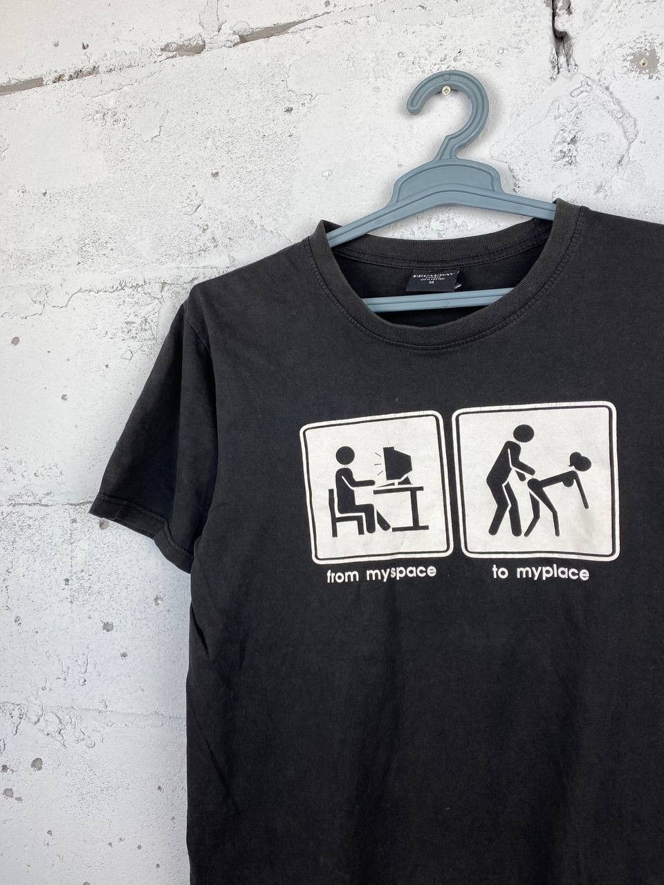 Vintage VINTAGE PARODY ART PORNSTAR MYSPACE TO MYPLACE Size US M / EU 48-50 / 2 - 3 Thumbnail