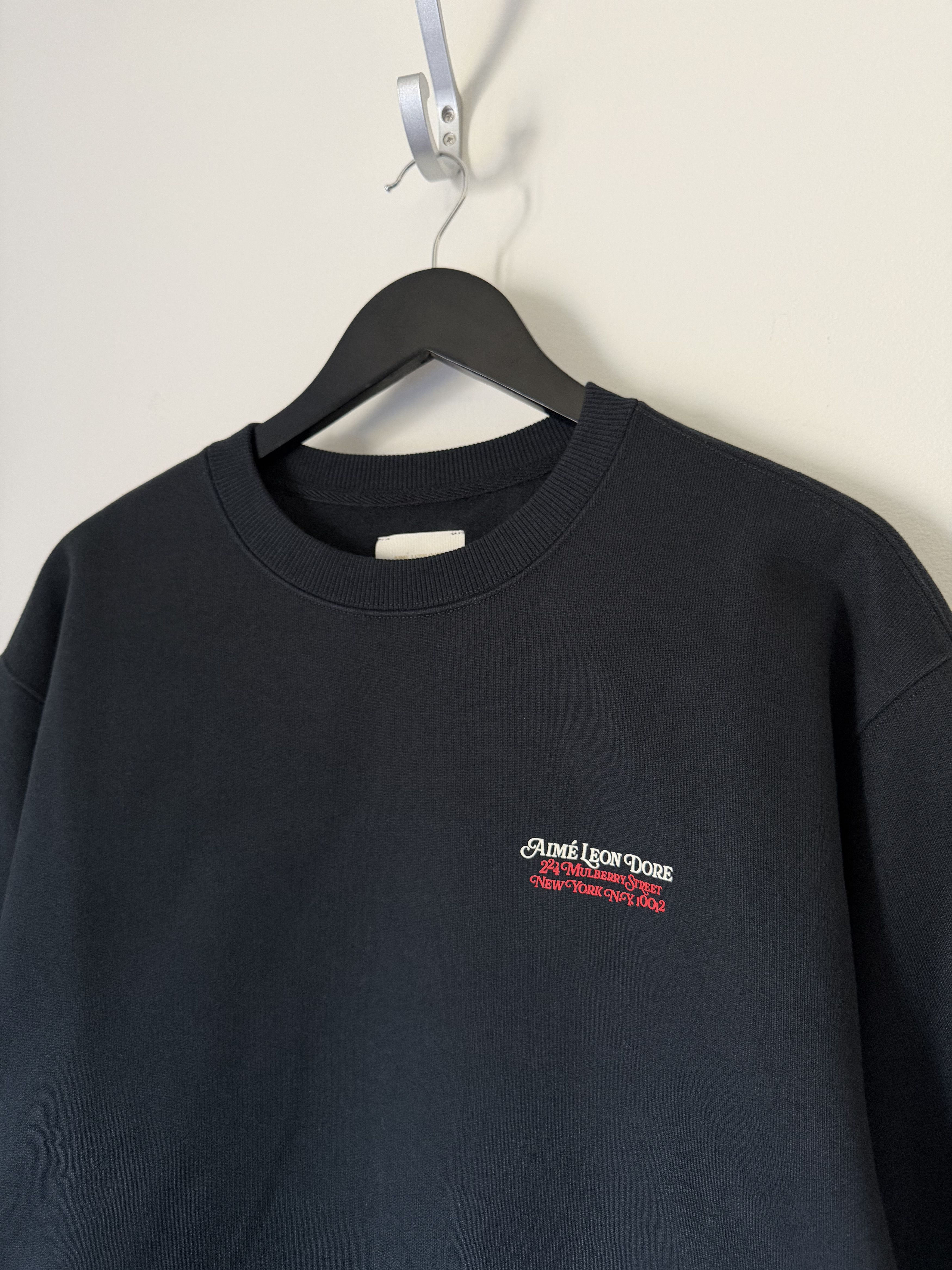 Aime Leon Dore Aime Leon Dore Monogram Crewneck Sweatshirt in Black Size US L / EU 52-54 / 3 - 1 Thumbnail