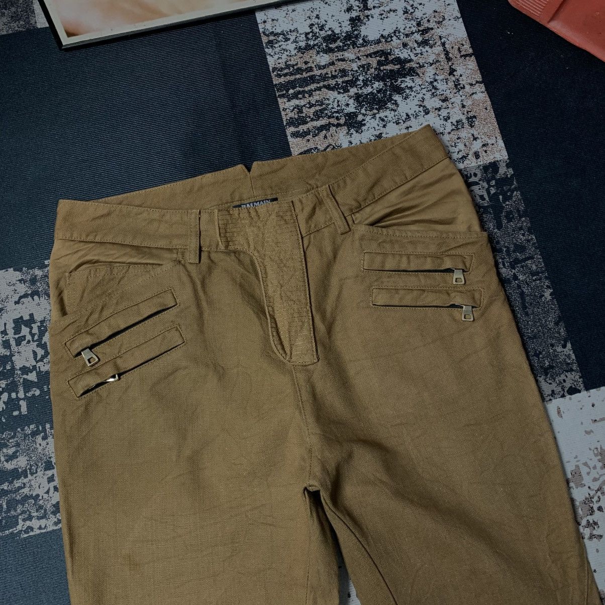 Balmain ‼️LAST DROP‼️ Balmain Bike Pants Brown Denim Size US 30 / EU 46 - 2 Thumbnail