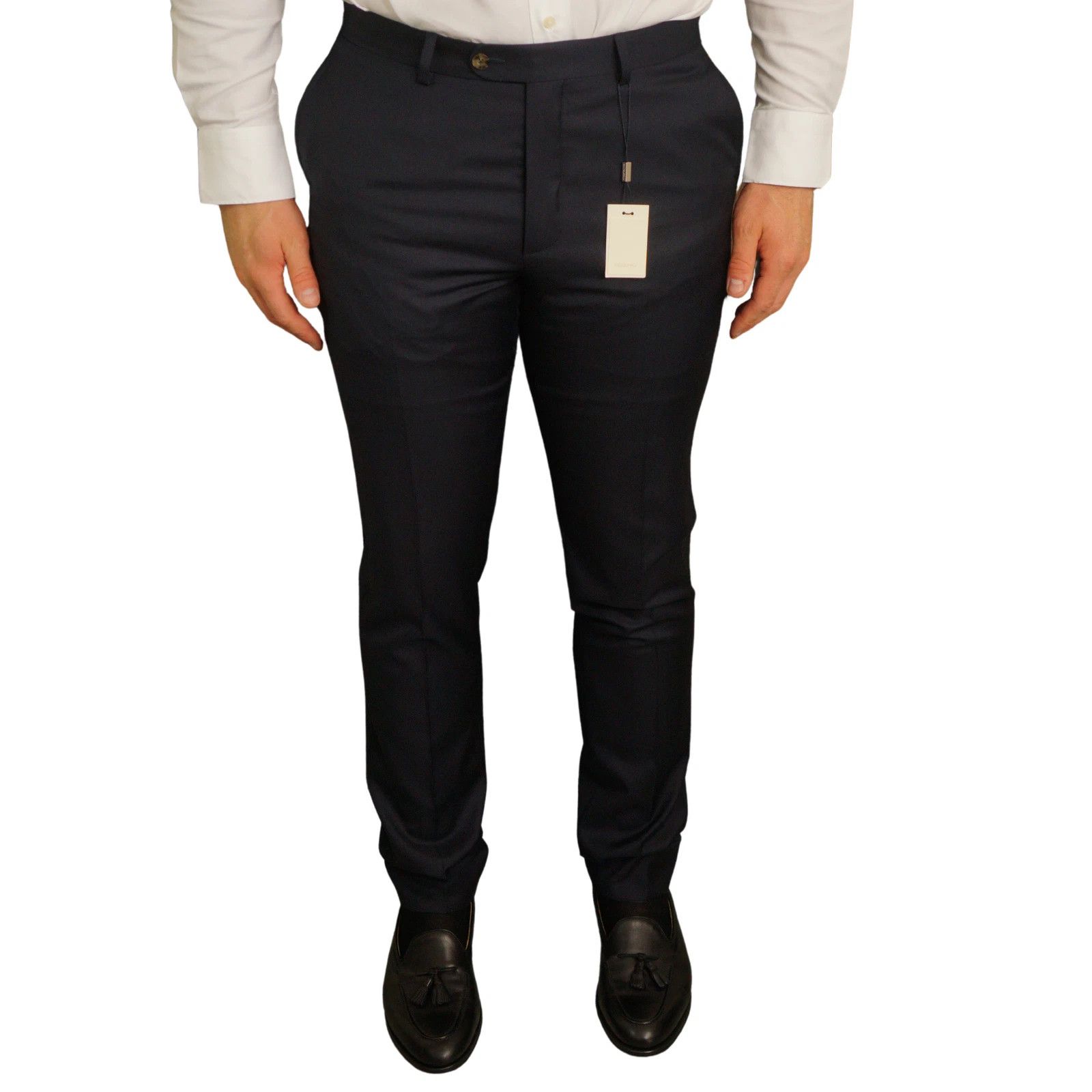 Suitsupply Men Suitsupply Suit Lazio Single Breasted Navy Blue UK/US46 Size 46R - 7 Thumbnail