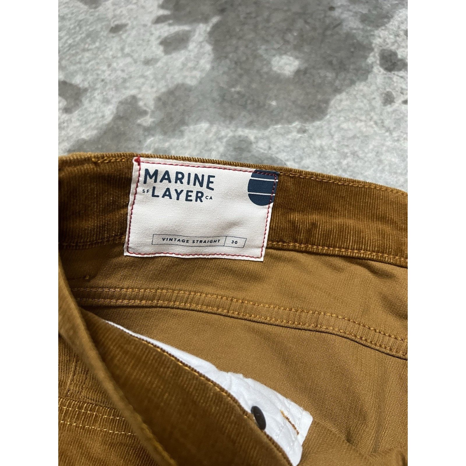Marine Layer Marine Layer Vintage Straight Corduroy Sz 30 Camel Women’s Size 30" / US 8 / IT 44 - 4 Thumbnail