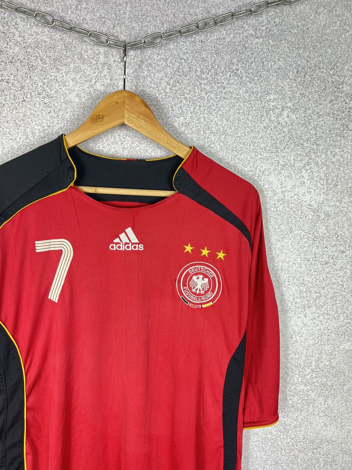 Adidas Adidas Germany 2005/07 Schweinsteiger Away Soccer Jersey Size US XL / EU 56 / 4 - 4 Thumbnail