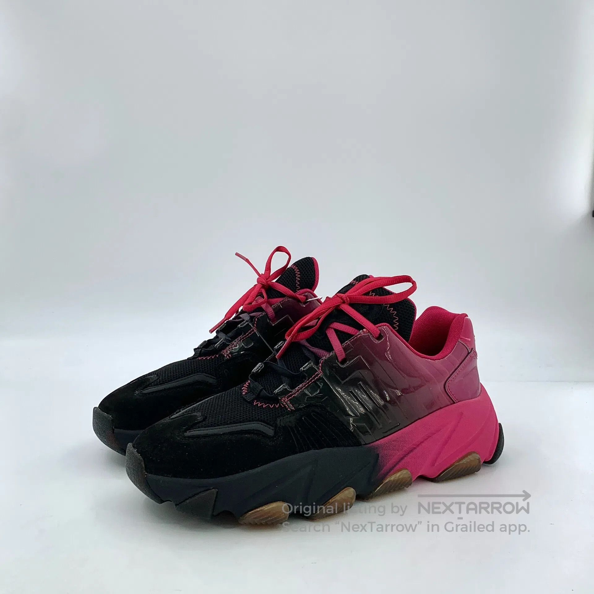 ASH ASH Color Block Lace-Up Casual Flat Sports Dad Shoes| Size US 7 / EU 40 - 1 Thumbnail