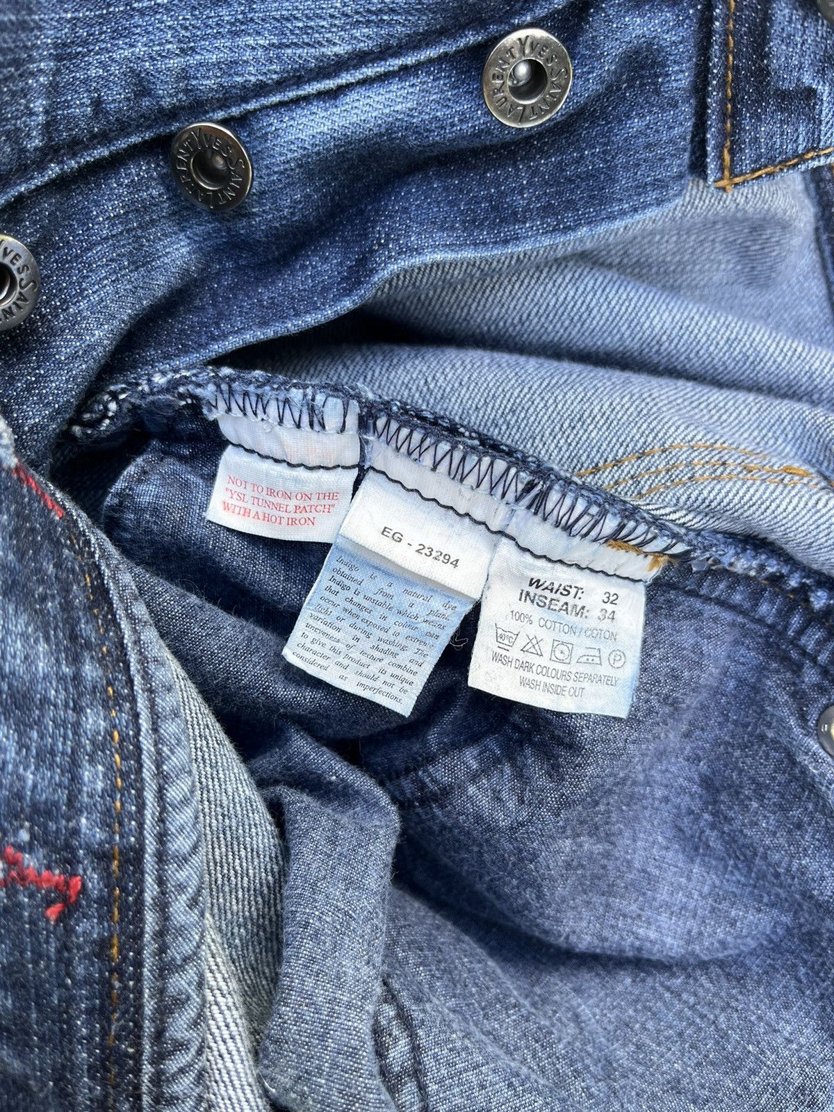 Yves Saint Laurent 🔴 YSL YVES SAINT LAURENT LUXURY DENIM Y2K STREETWEAR JEANS Size US 32 / EU 48 - 14 Thumbnail