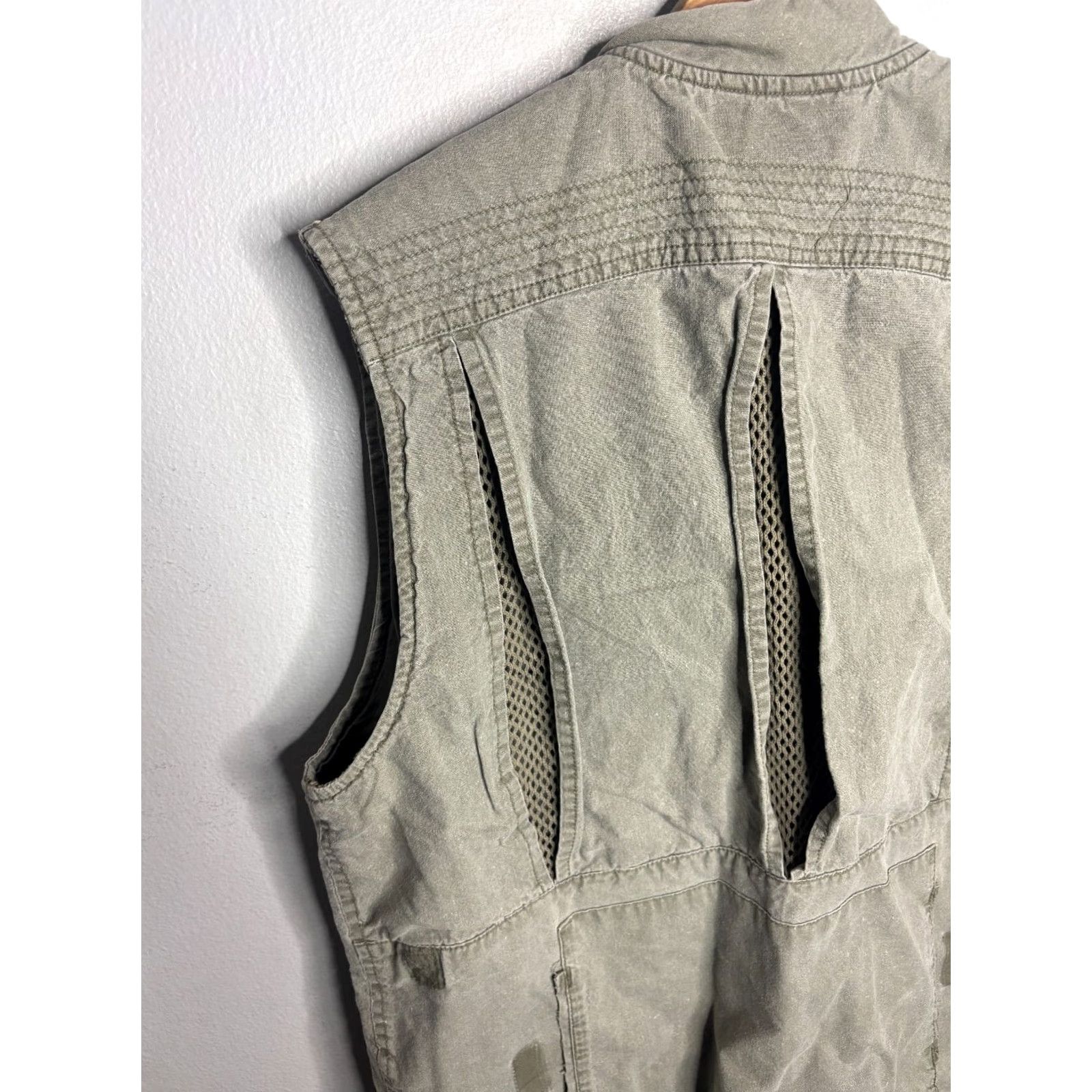 Vintage Cabela's Safari Series Green Zip Up Outdoor Vest Mens M Reg 5111 Size US M / EU 48-50 / 2 - 6 Thumbnail