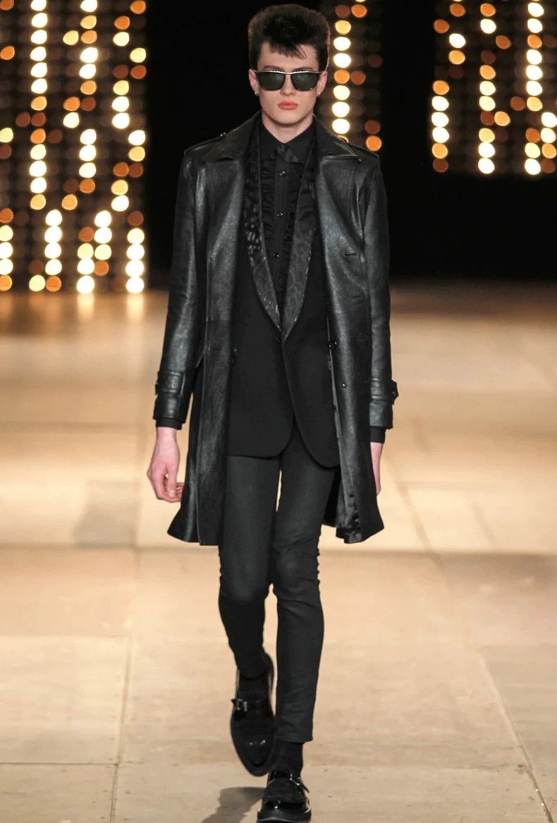 Saint Laurent Paris Saint Laurent Paris 14fw show heavy coat waxed jeans 2505-N Size US 30 / EU 46 - 7 Thumbnail