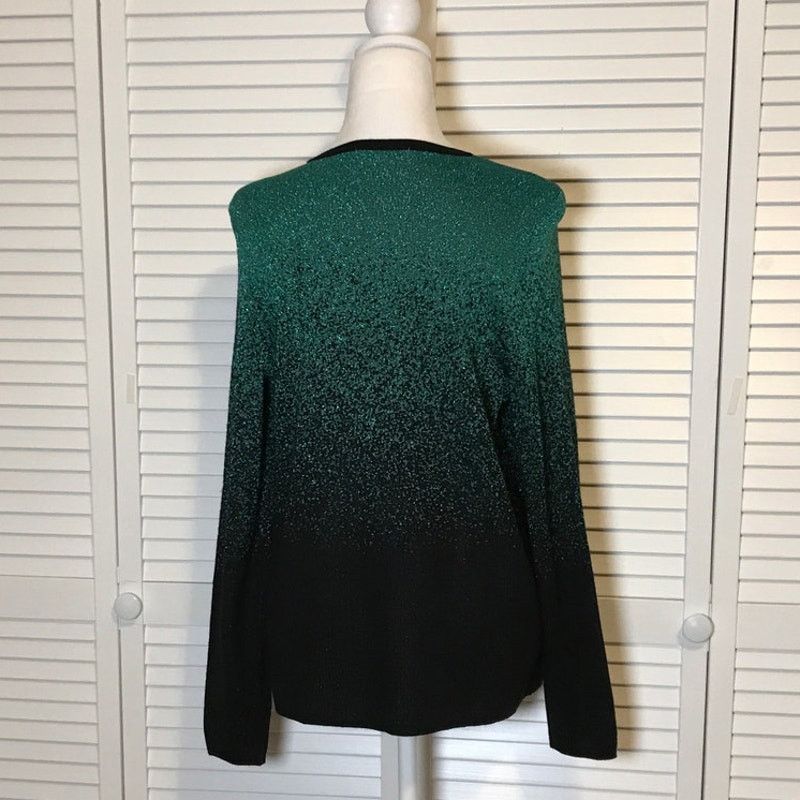 Other Notations Petite Scoop Neck Long Sleeve Sweater PL Size L / US 10 / IT 46 - 2 Thumbnail