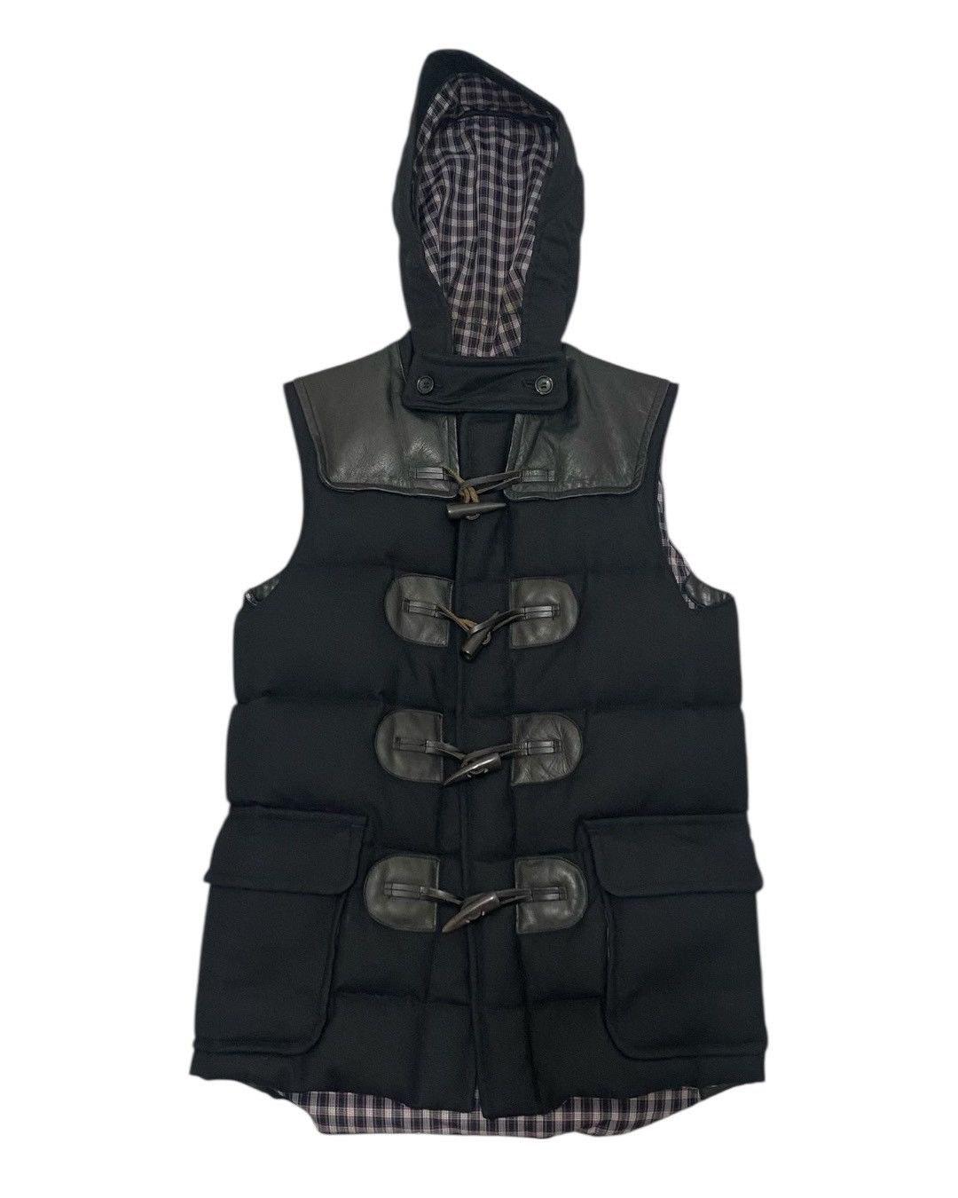 Junya Watanabe JUNYA WATANABE MAN Hooded Puffer Vest Toggle Black Size US XS / EU 42 / 0 - 1 Thumbnail