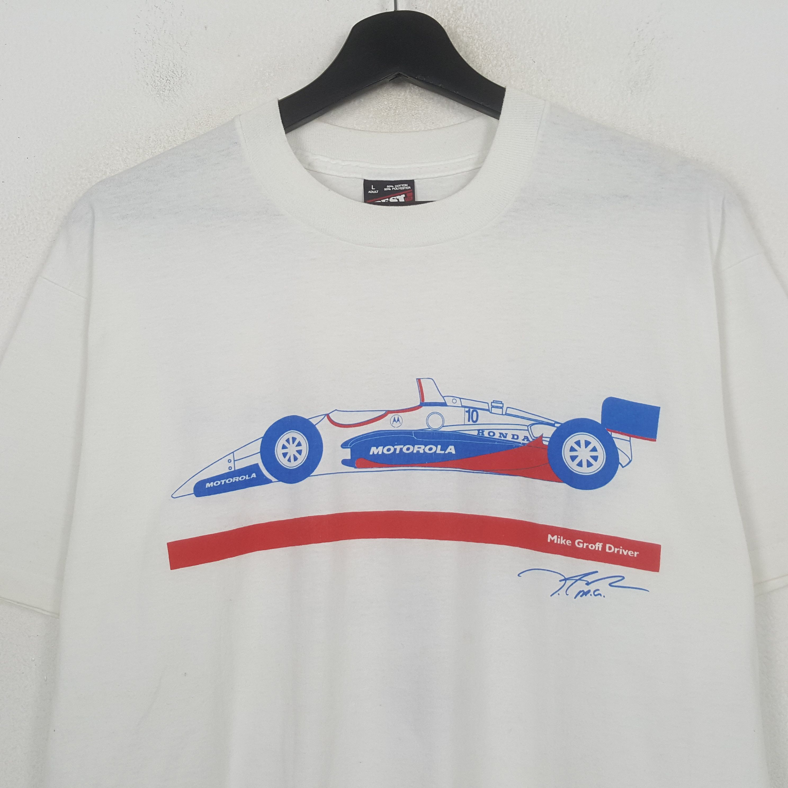 Motorola Honda Motorola Formula One Racing Team Vintage Tshirt C299N4 Size US L / EU 52-54 / 3 - 4 Thumbnail