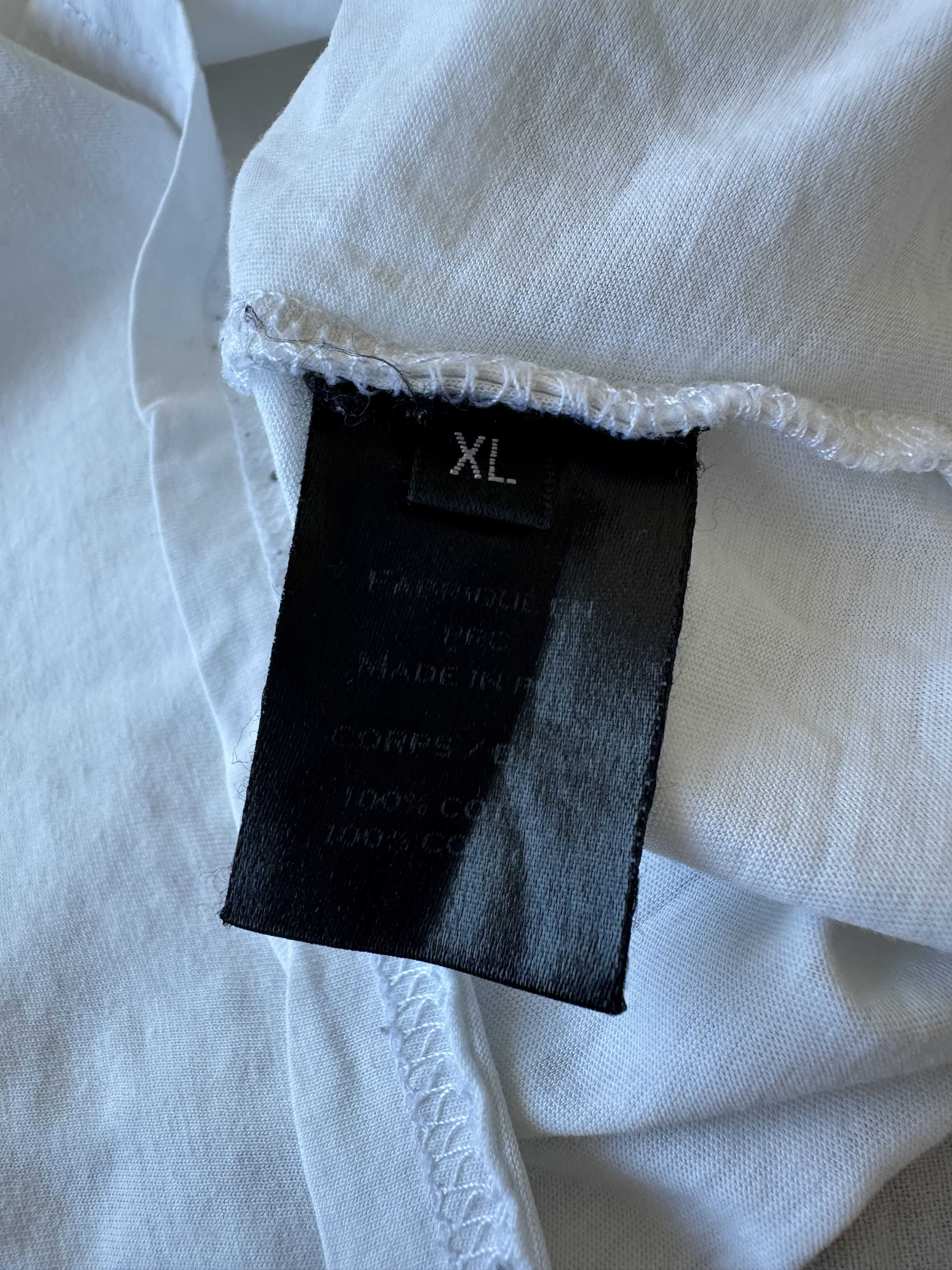 Balmain Balmain Logo Cotton T shirt White Size US XL / EU 56 / 4 - 6 Thumbnail