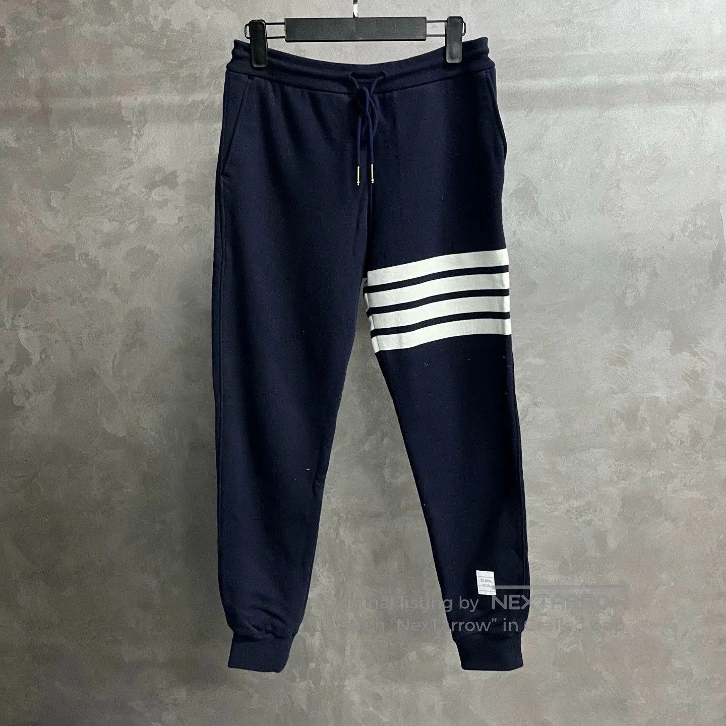 Thom Browne thom browne navy classic stripe sweatpants. Size US 40 / EU 56 - 1 Thumbnail