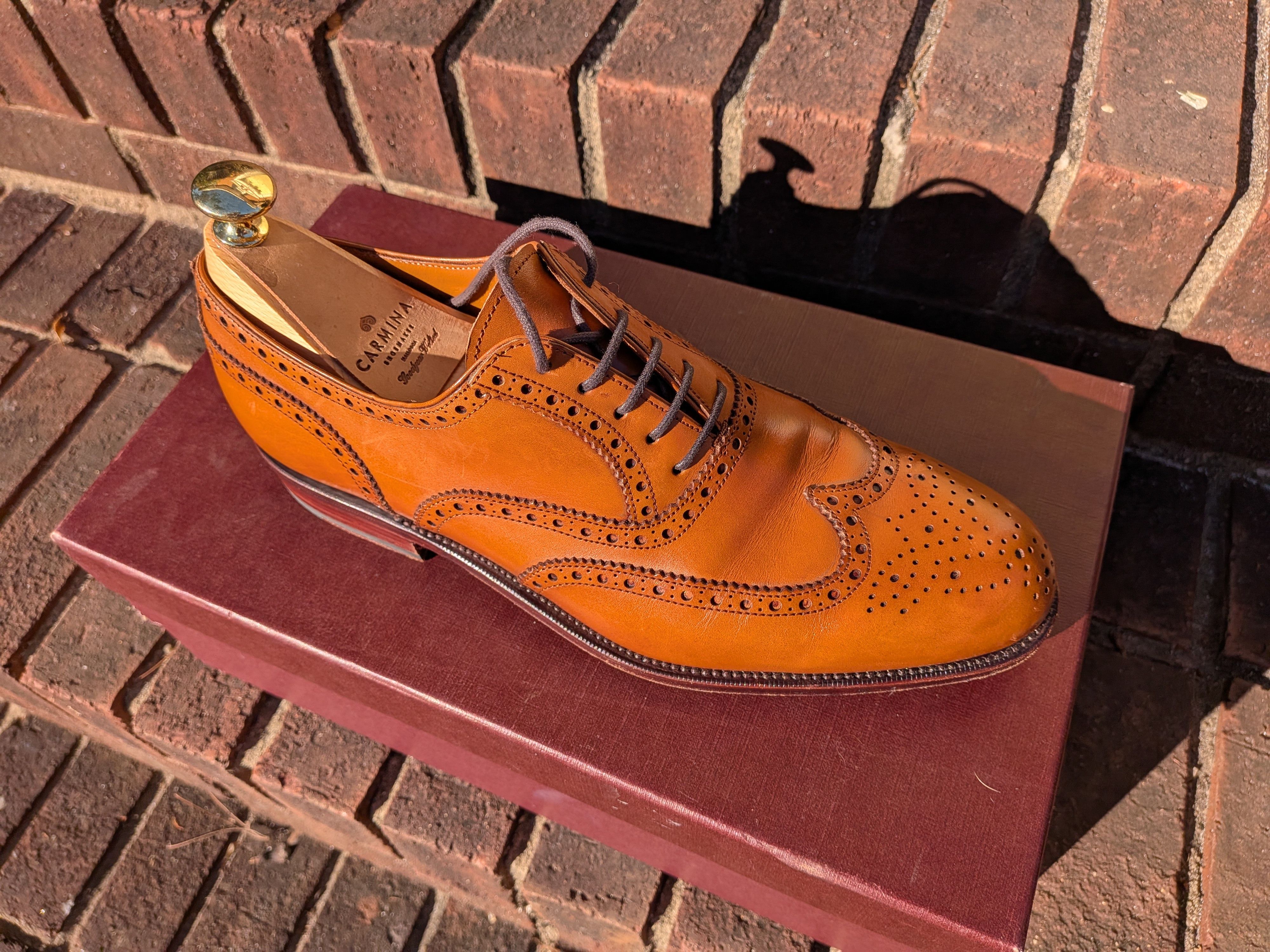 Carmina Carmina Wingtip Oxfords Size US 8 / EU 41 - 7 Thumbnail