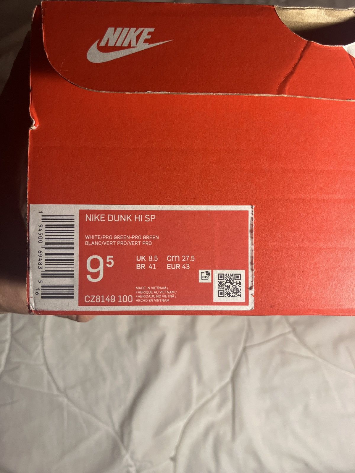 Nike SB “Spartan” Nike Dunk High SP Size US 9.5 / EU 42-43 - 7 Thumbnail